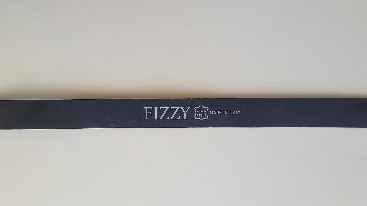 Cintura in pelle blu frizzante - photo 6