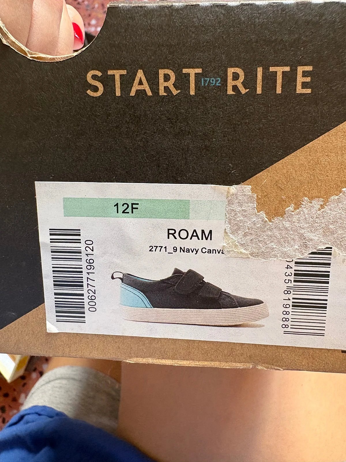 Start-Rite Navy Canvas Shoes - photo 2