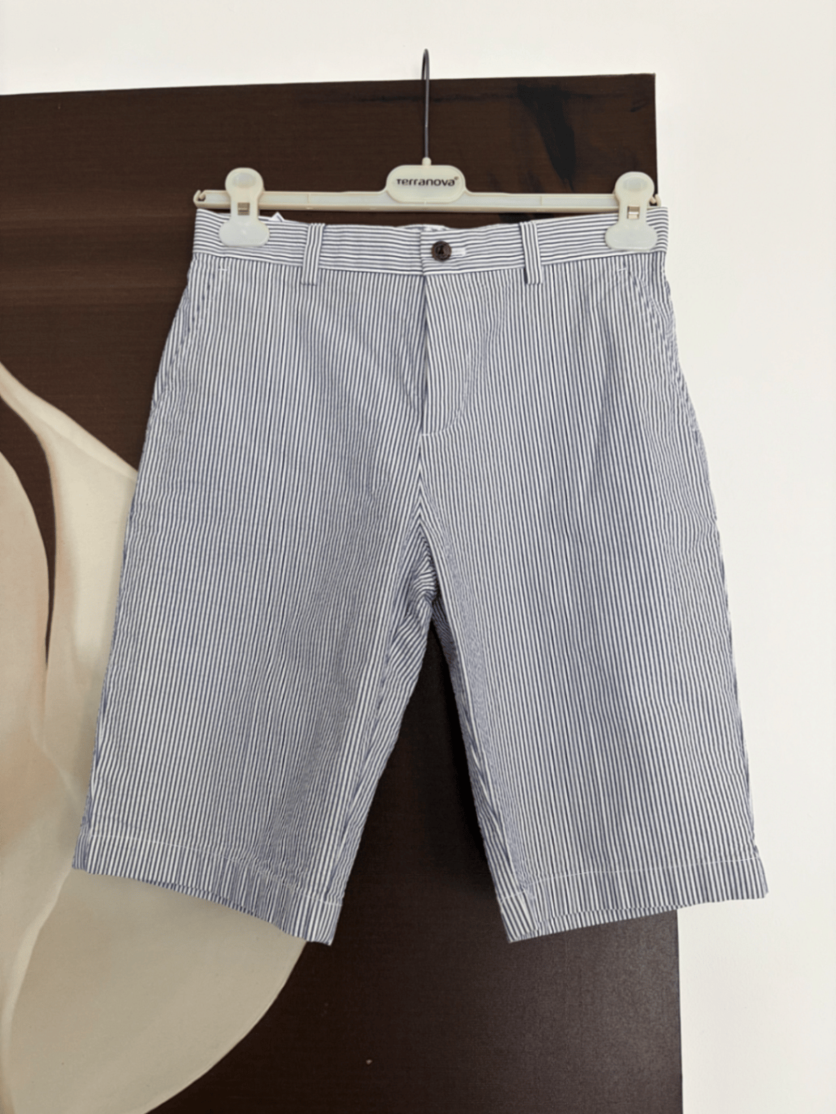 Pantaloncini a righe in seersucker Brooks Brothers - photo 2