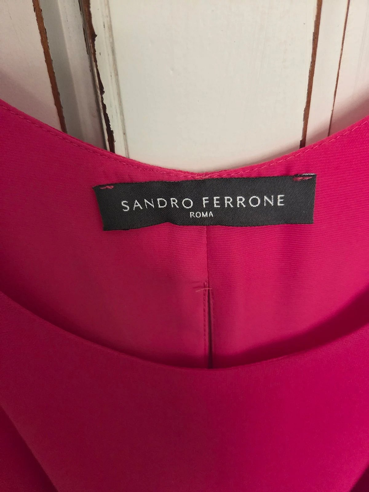 Sandro Ferrone Magenta Chiffon Dress - photo 2