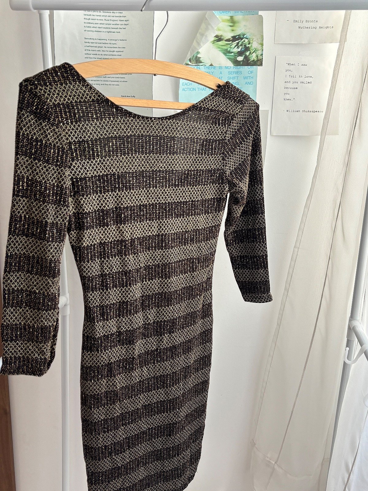 Ilbies ta' Miss Selfridge b'Glitter tad-Deheb - photo 2