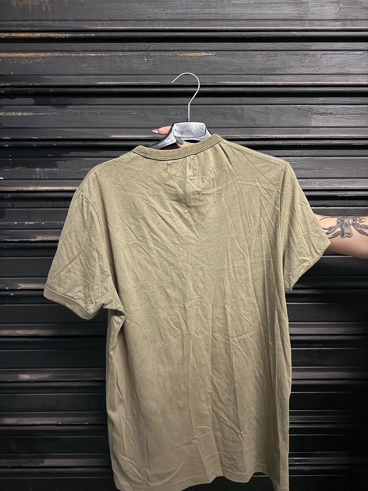 Camiseta de cuello redondo Fred Perry Olive - photo 2