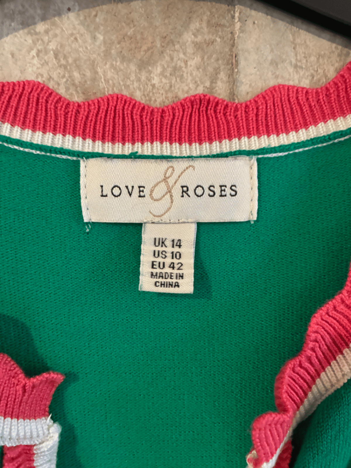 Love & Roses Green Knit Dress - photo 3