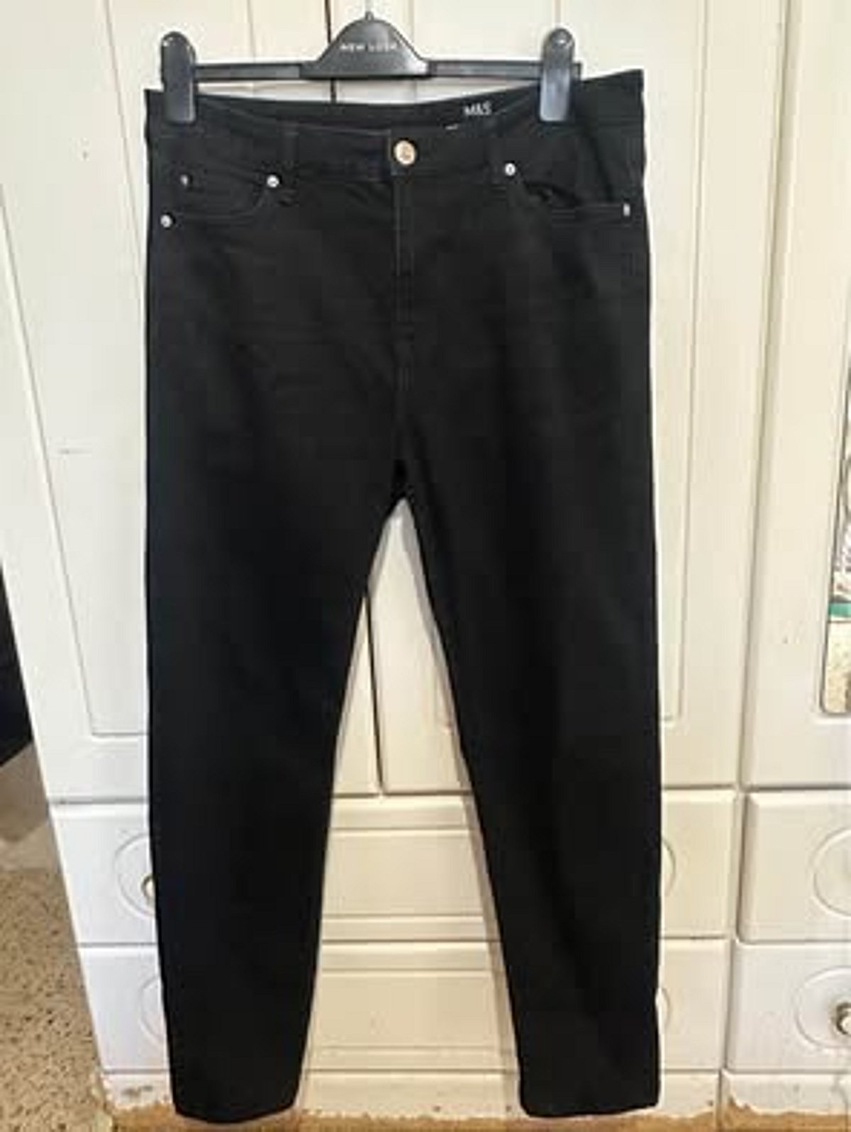 Pantaloni skinny e dritti X8 neri - photo 2