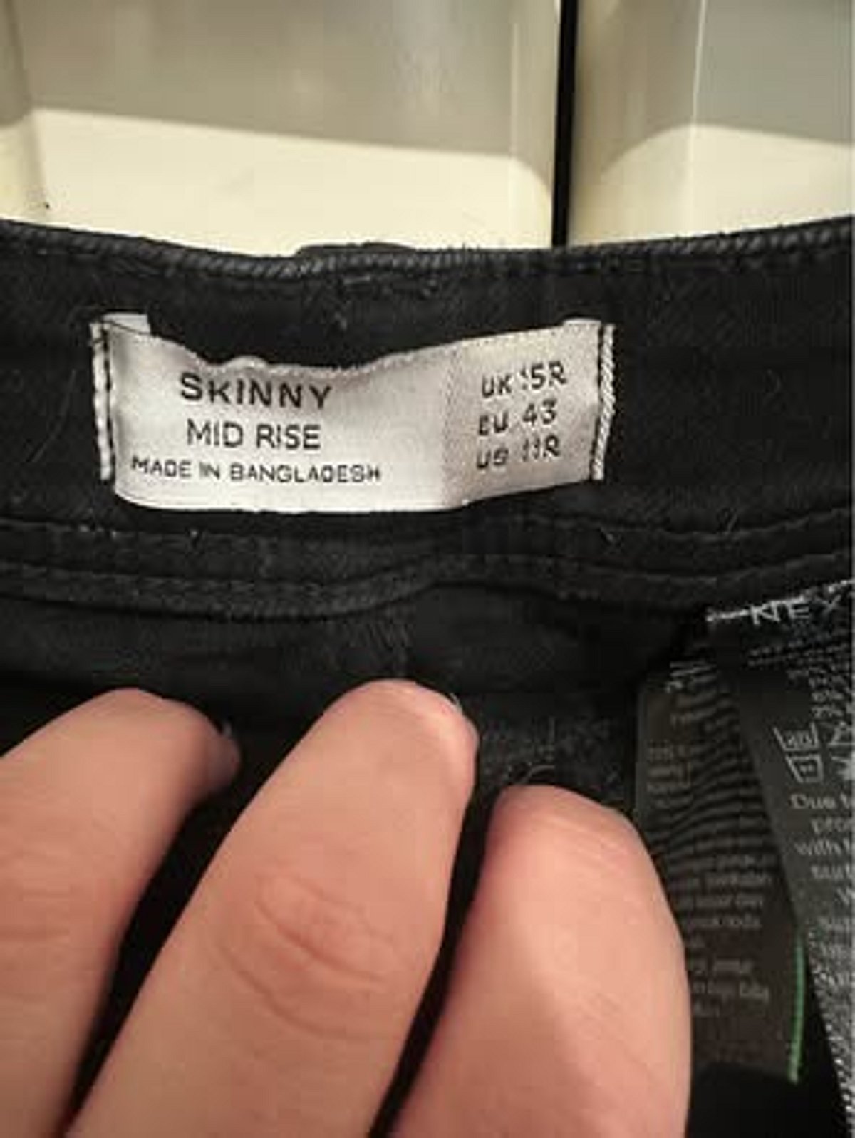 Pantaloni skinny e dritti X8 neri - photo 7