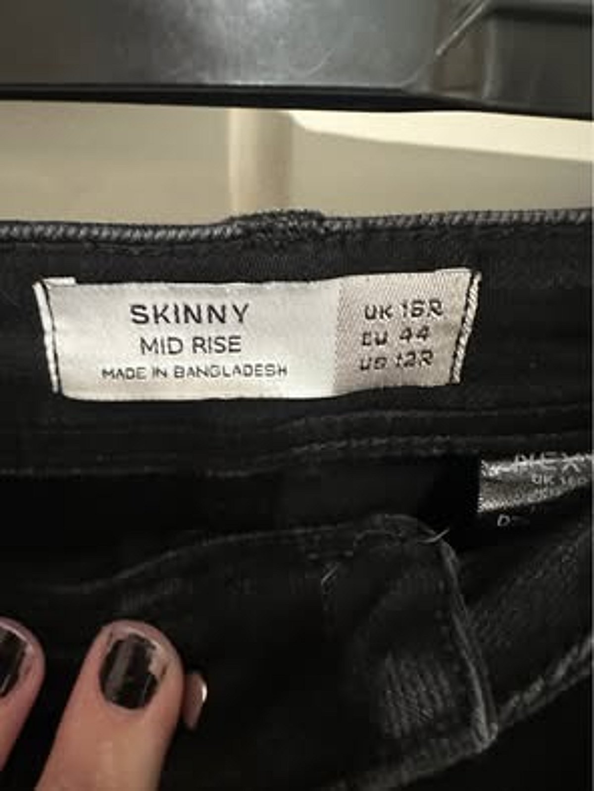 Pantaloni skinny e dritti X8 neri - photo 8