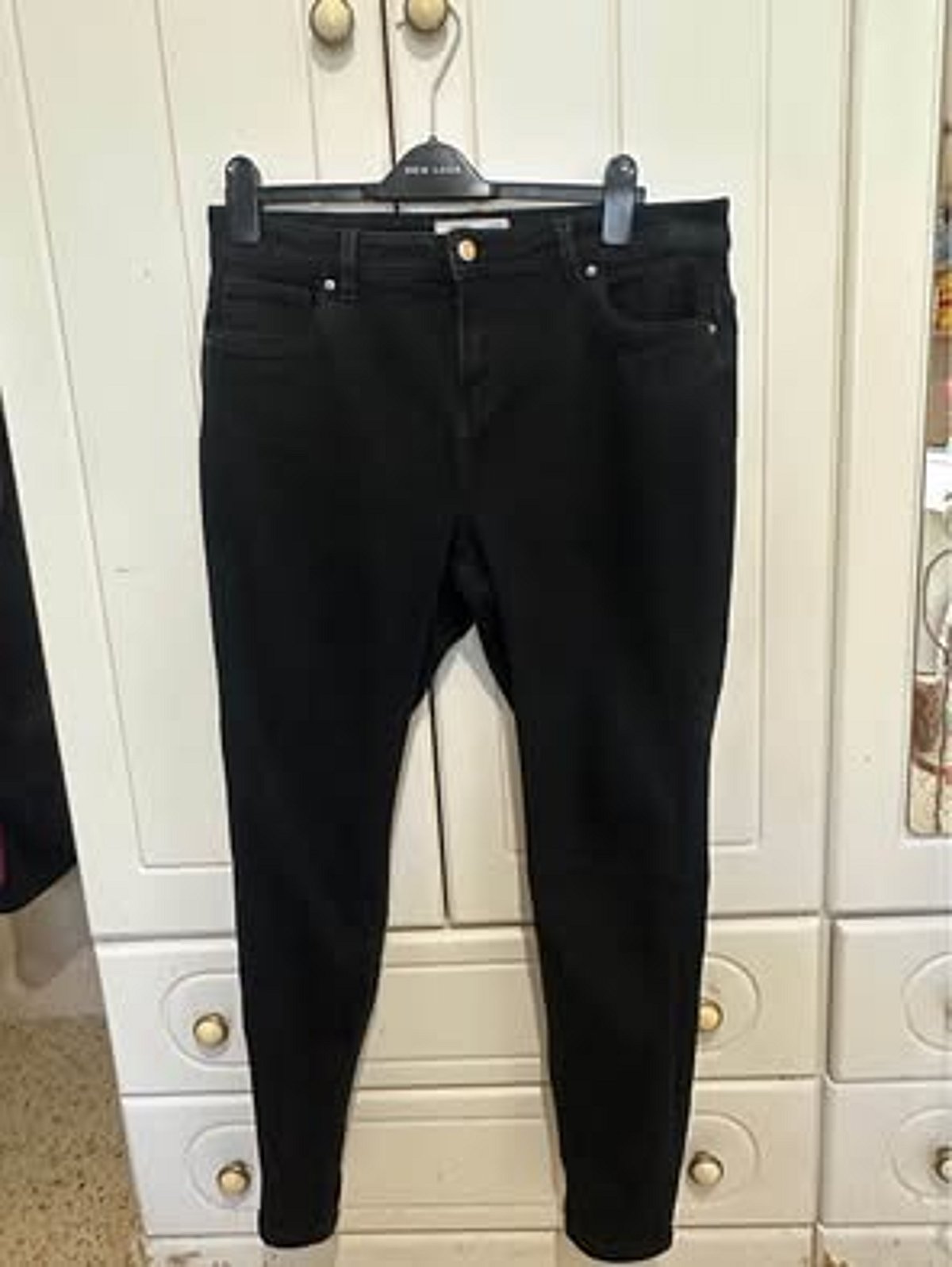 Pantaloni skinny e dritti X8 neri - photo 3