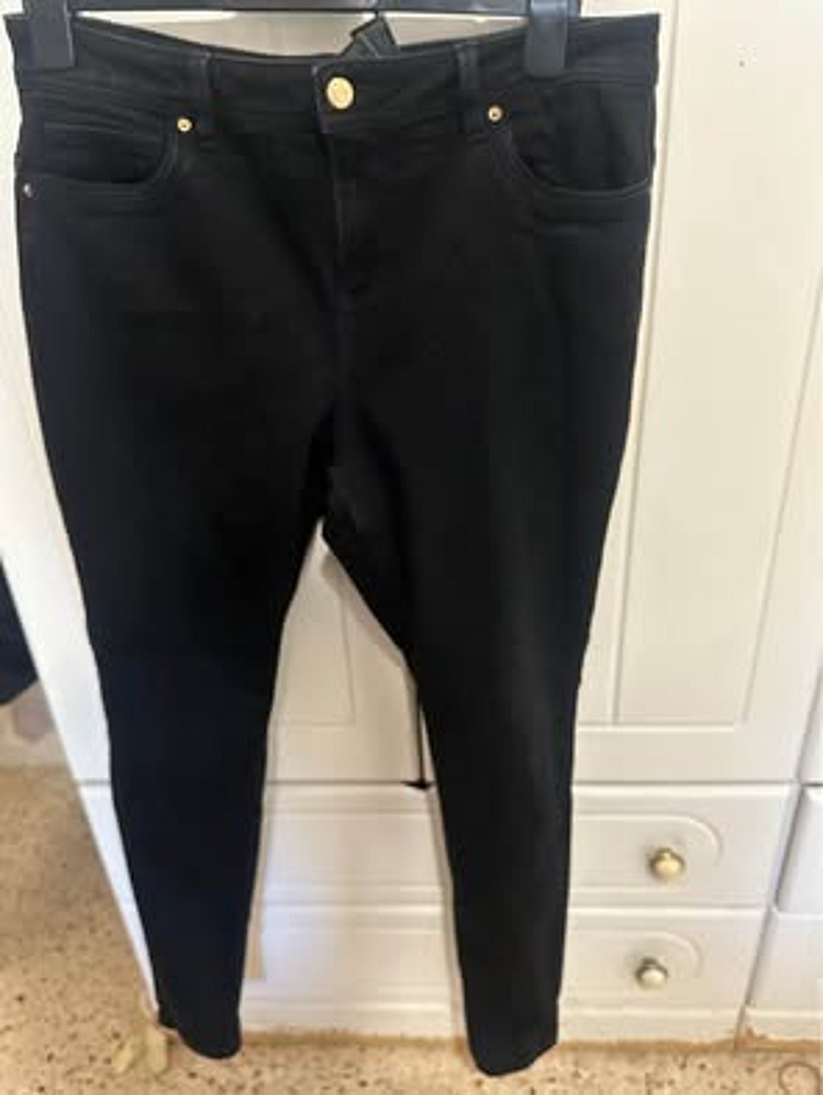 Pantaloni skinny e dritti X8 neri - photo 4