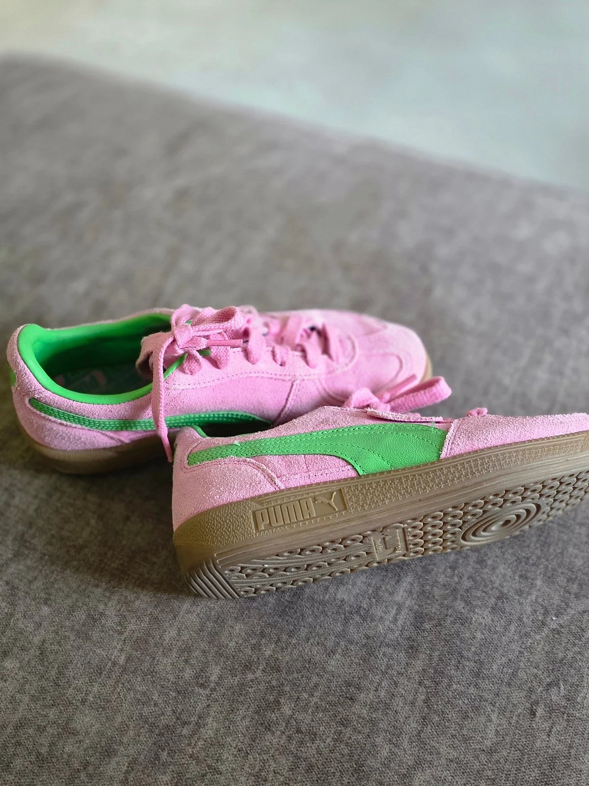 Scarpe da ginnastica Puma rosa e verdi - photo 4