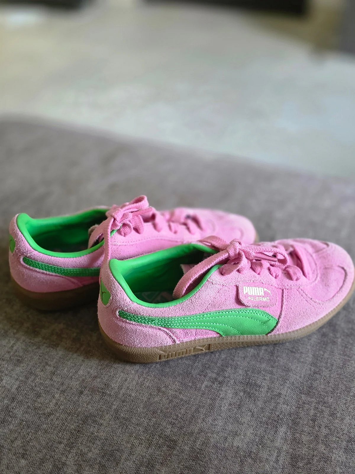 Scarpe da ginnastica Puma rosa e verdi - photo 5