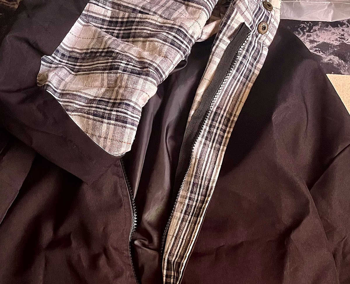 Oversized black Windcheater jacket  - photo 2