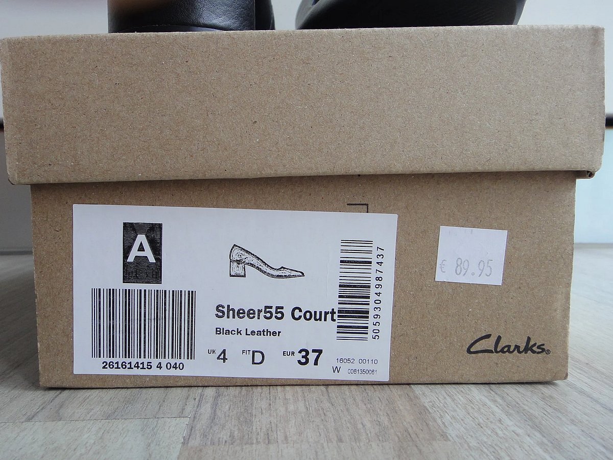 NUOVI tacchi Clarks Sheer55 Court in vera pelle - 37 - photo 7