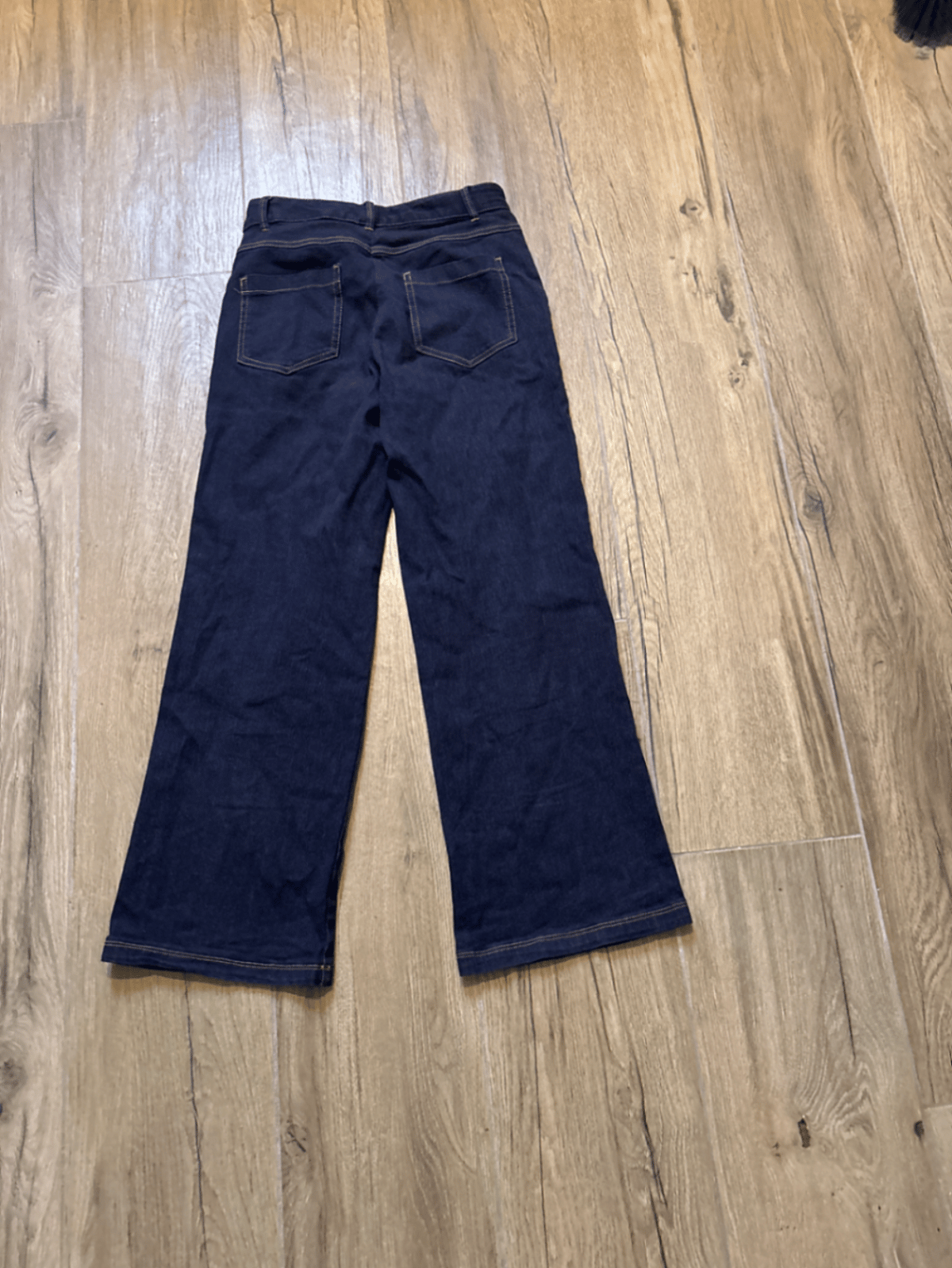 Dark Blue Wide Leg Jeans - photo 2