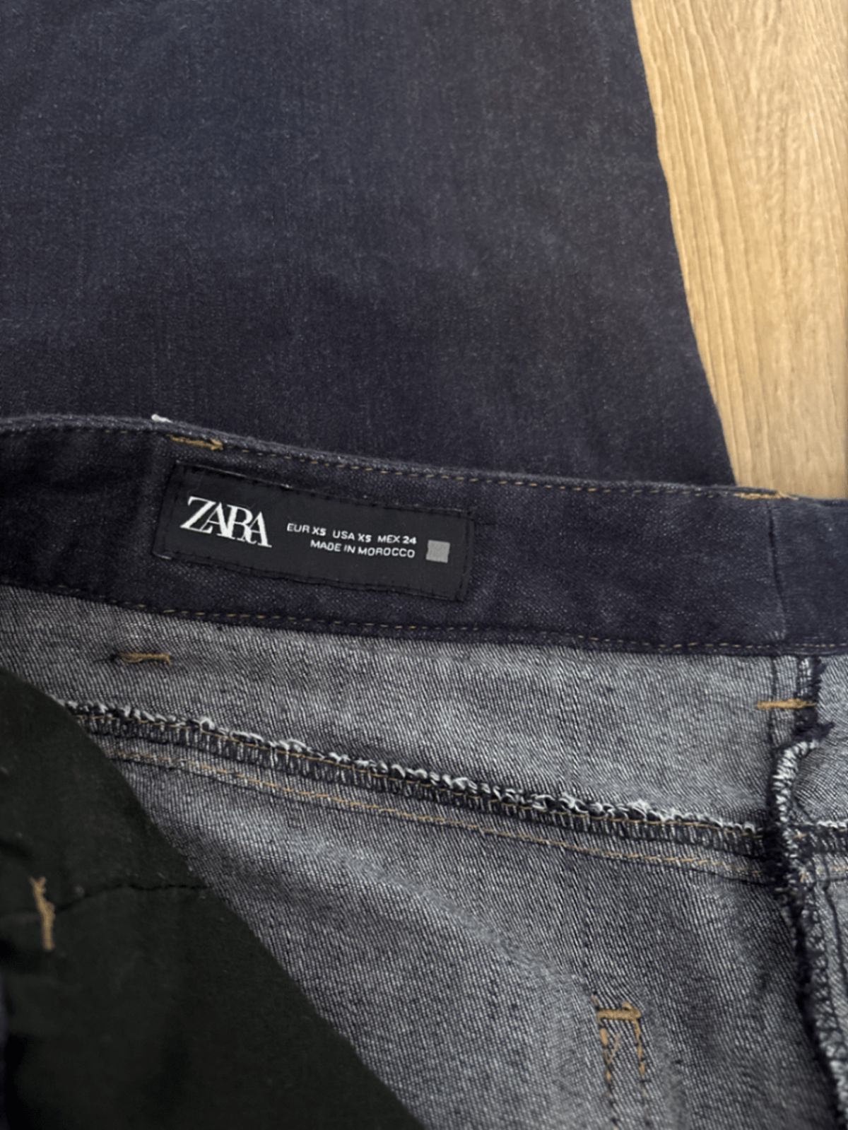 Dark Blue Wide Leg Jeans - photo 4