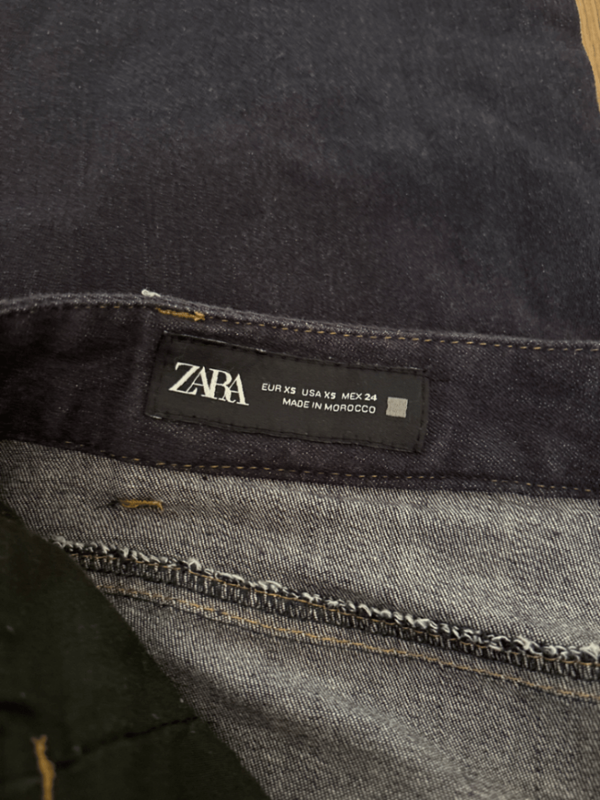 Dark Blue Wide Leg Jeans - photo 3