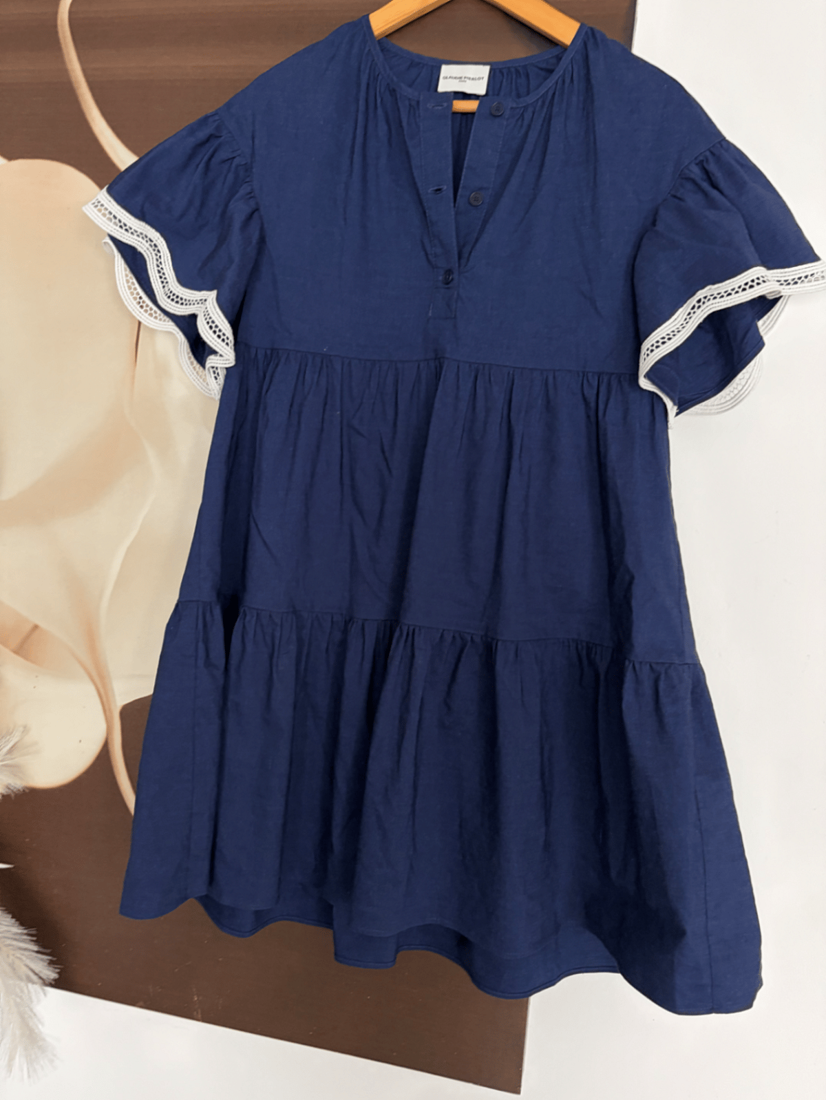 Vestido tipo blusón con volantes de Claudie Pierlot - photo 4