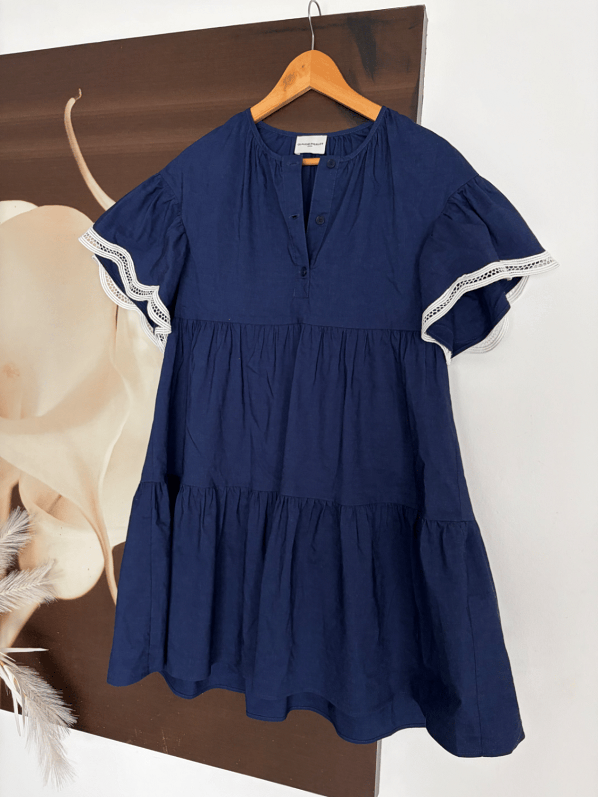 Vestido tipo blusón con volantes de Claudie Pierlot - photo 2