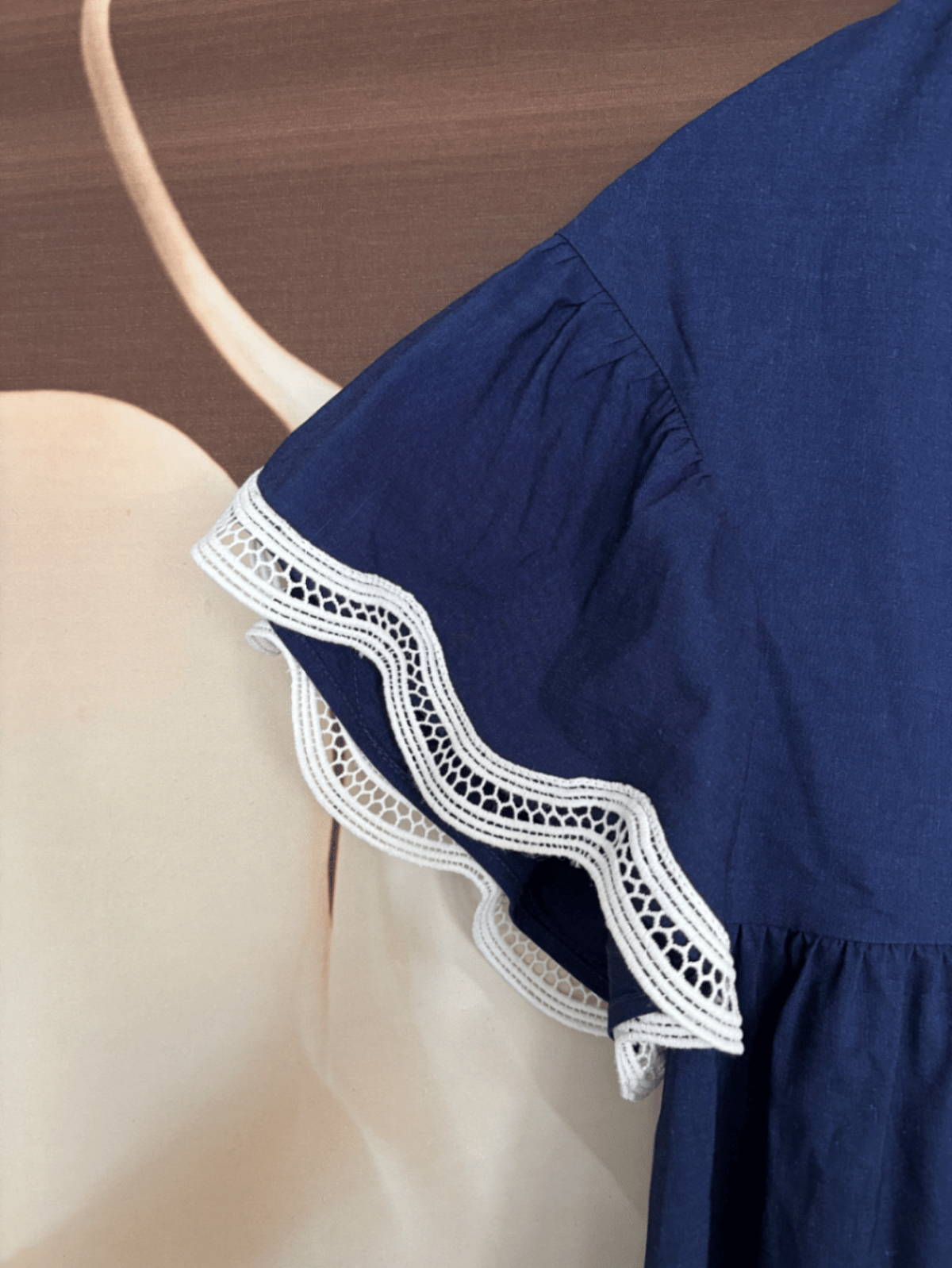 Vestido tipo blusón con volantes de Claudie Pierlot - photo 3