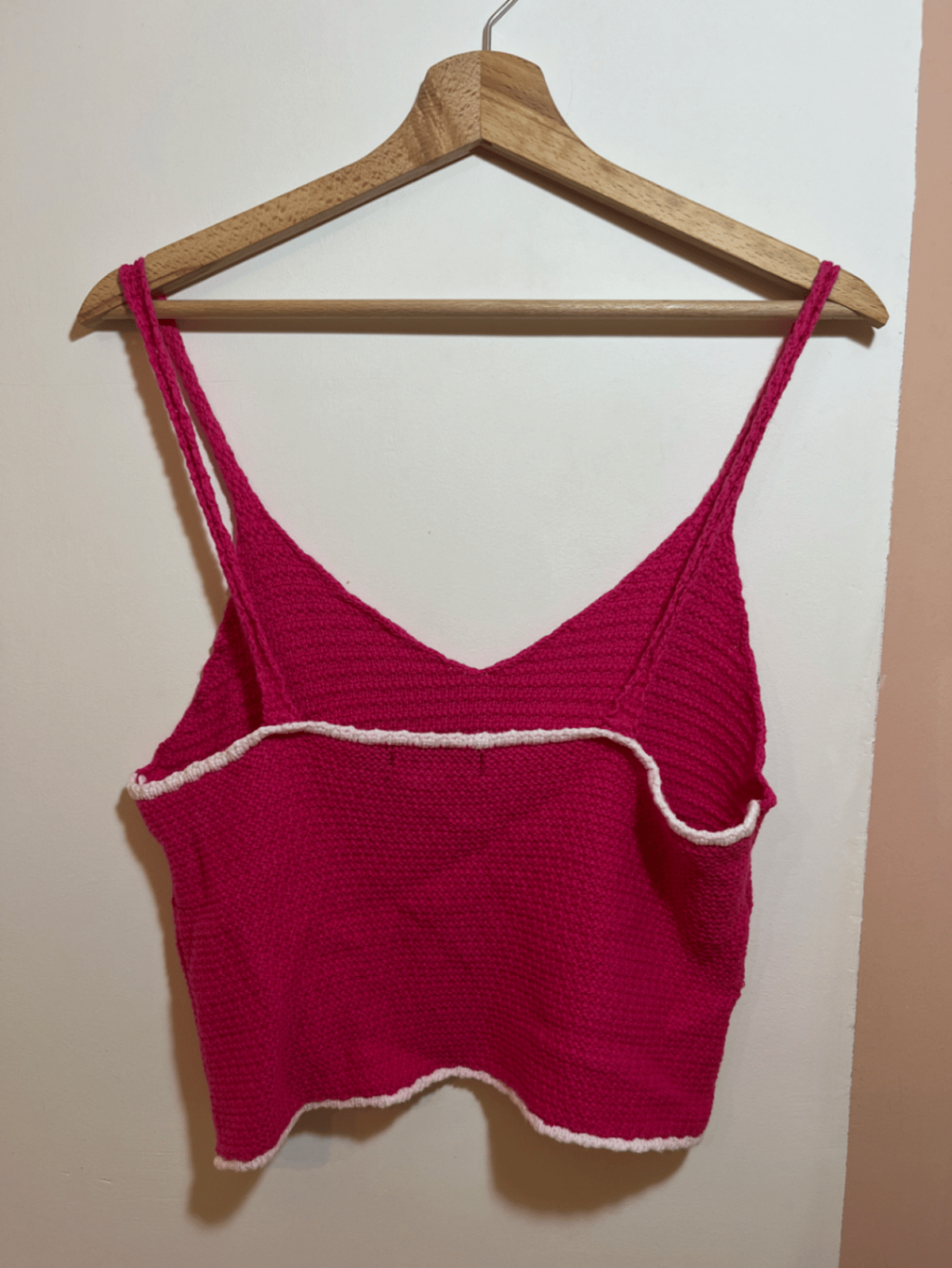 Top Cami tal-Knit bil-Kroċej tal-OVS - photo 2