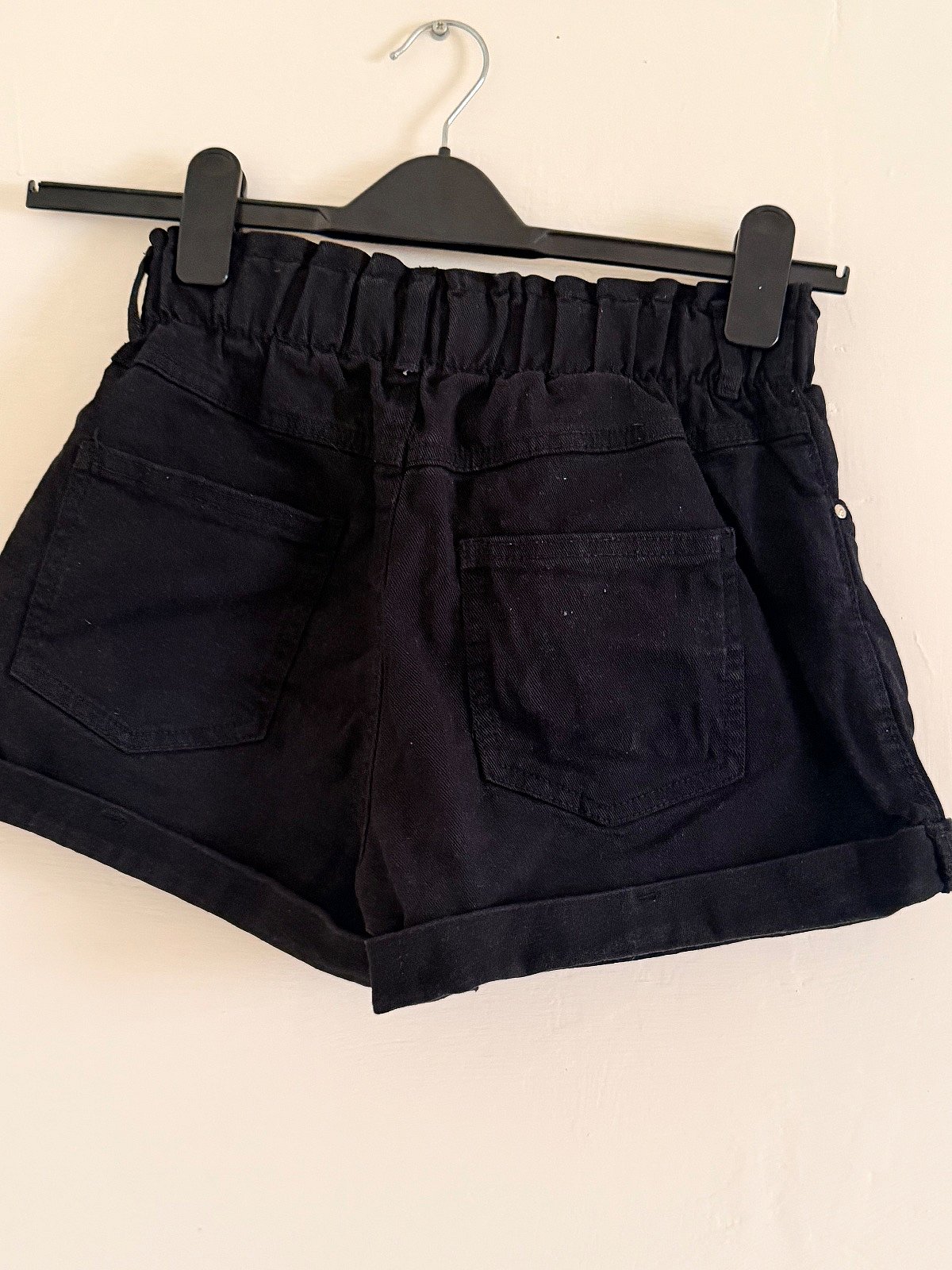 Xorts tad-denim iswed b'qadd paperbag - photo 2
