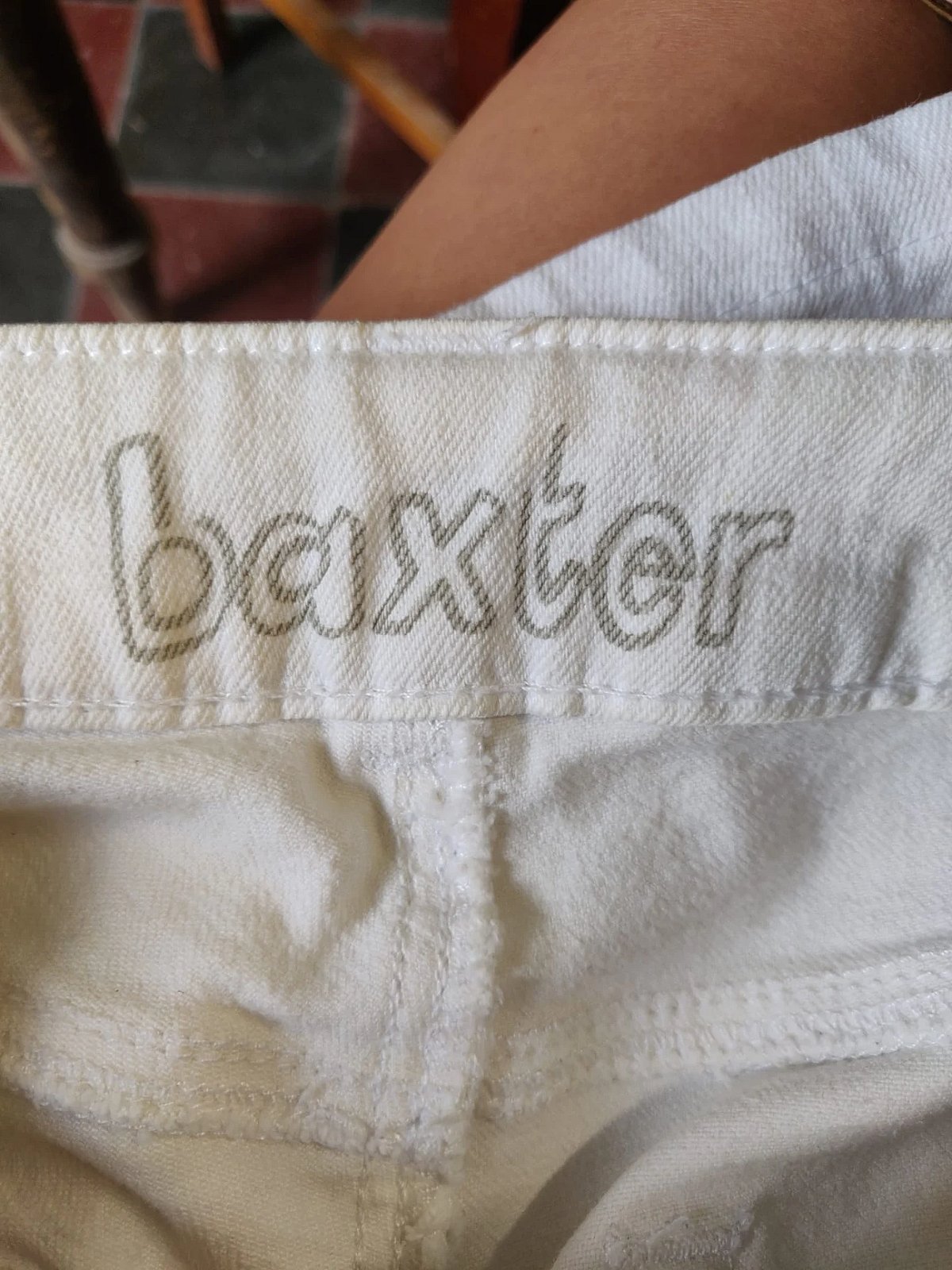White Baxter Cropped Trousers - photo 3