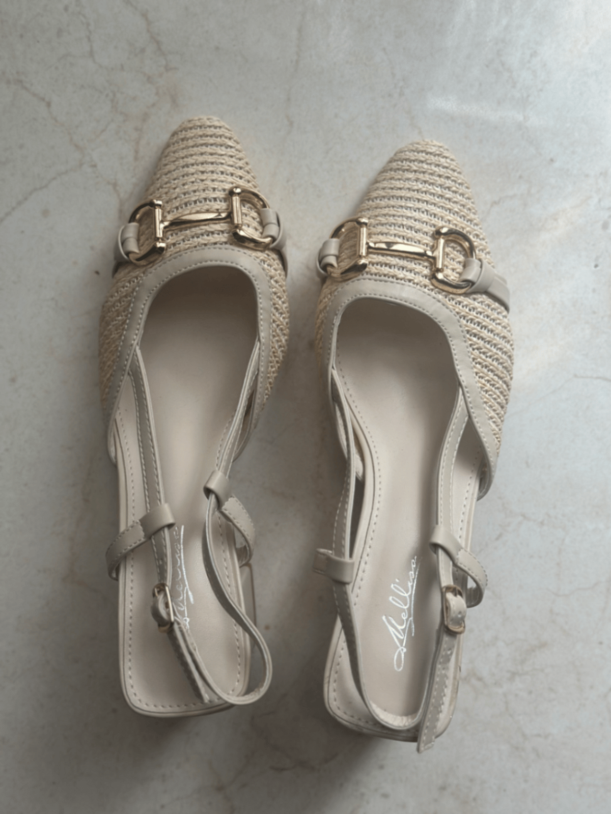 Sandalias de tacón grueso con tejido trenzado  - photo 2