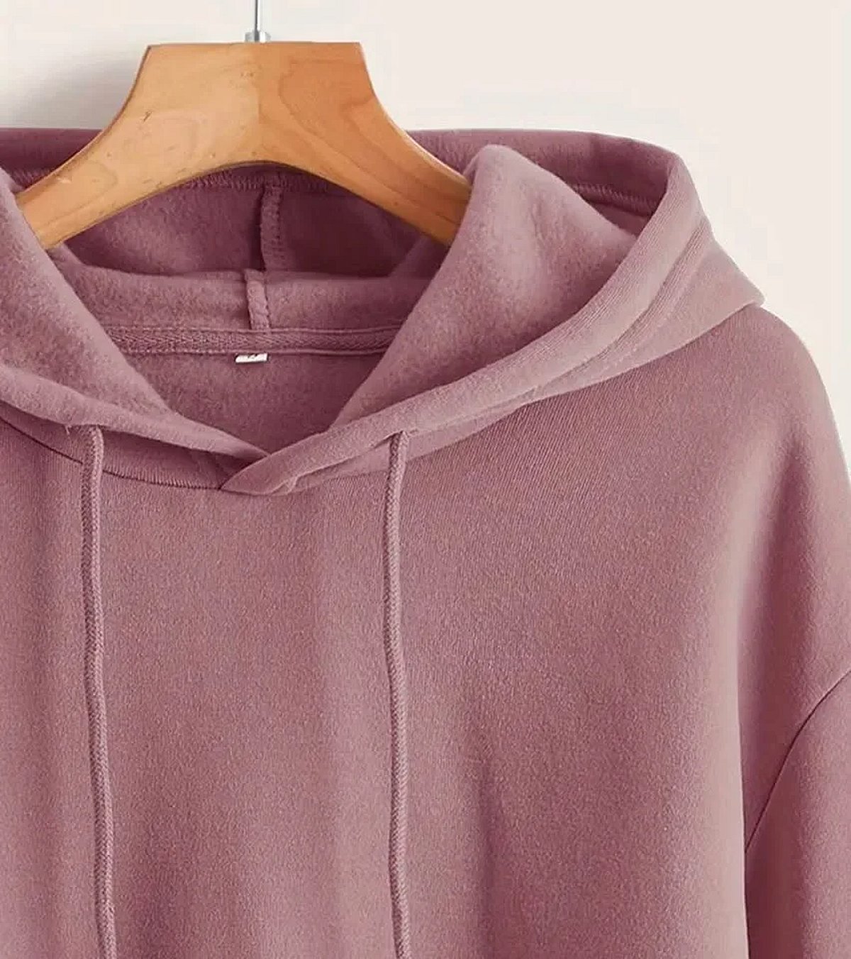 Hoodie roża b'ħabel maqtugħ - photo 4
