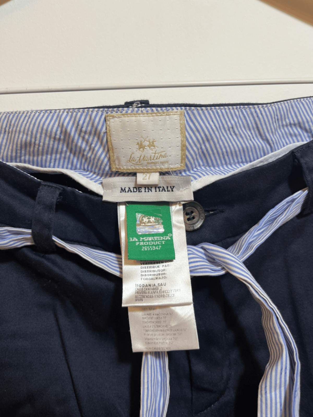 Pantaloni corti blu scuro La Martina - photo 2