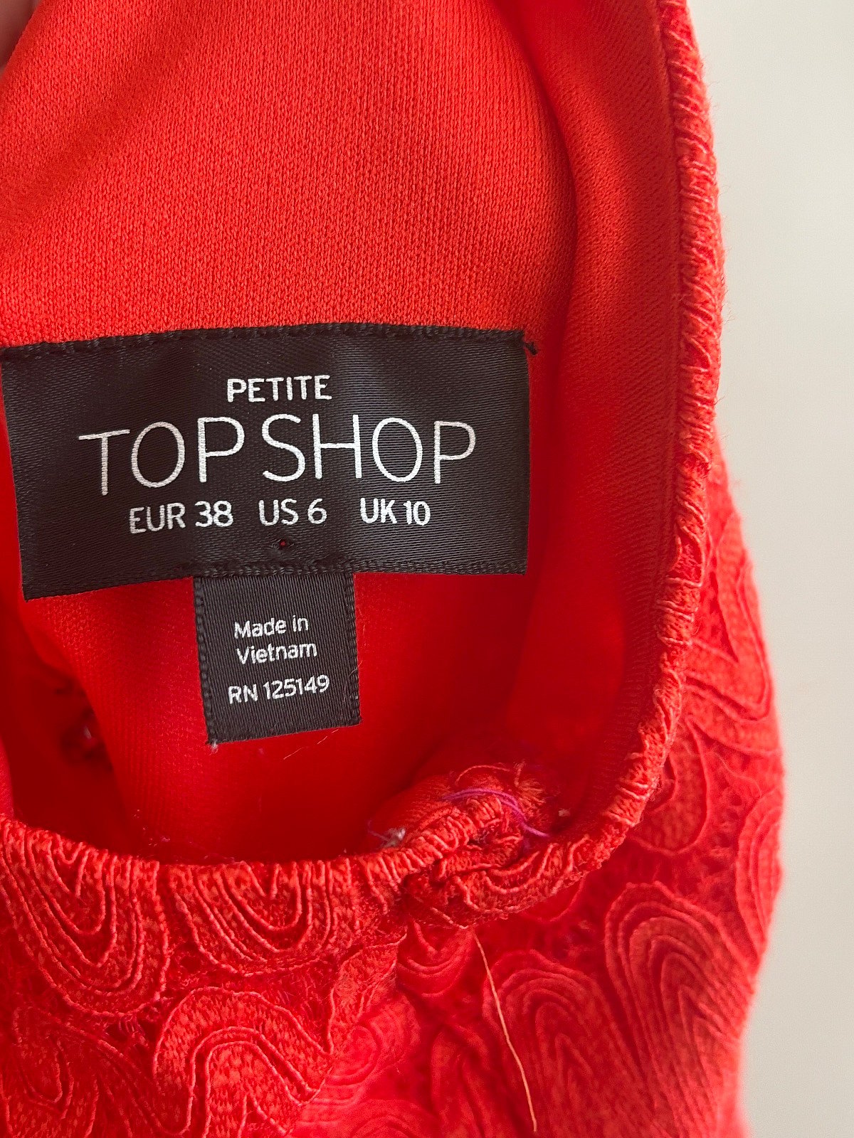 Ilbies Aħmar tal-Bizzilla Topshop Petite - photo 3