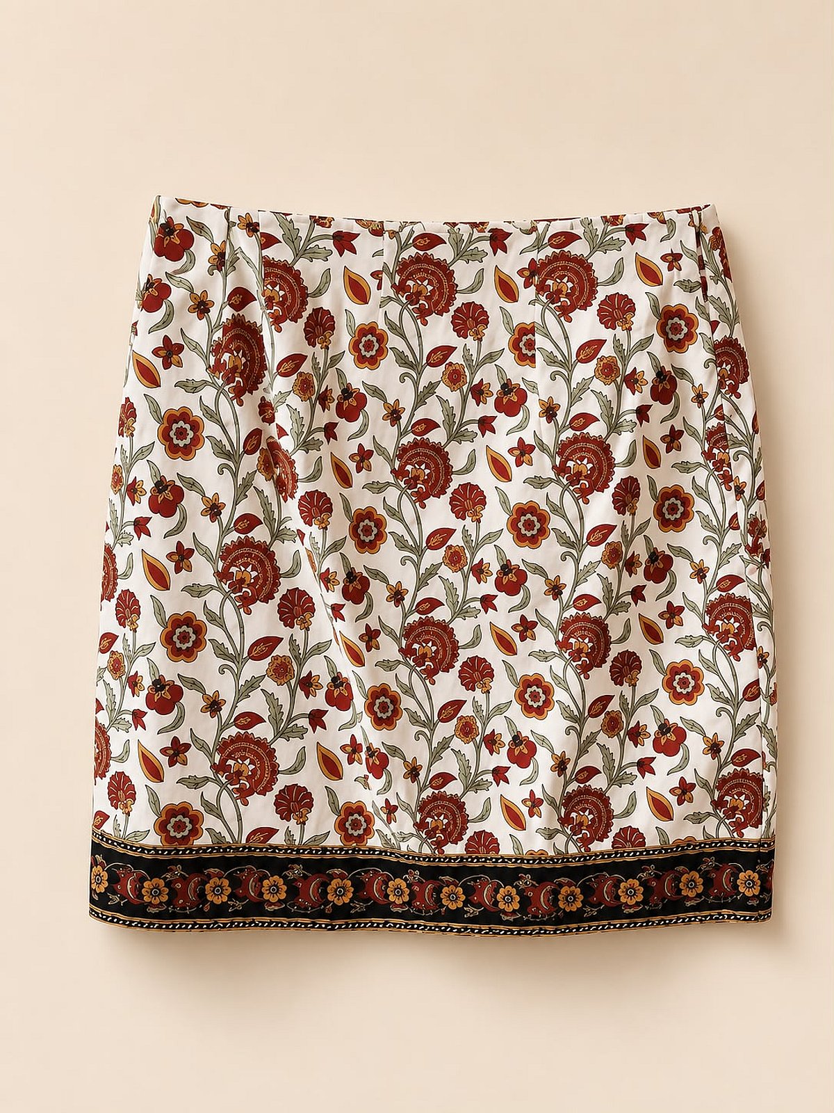 Zara Floral Print Wrap Skirt - photo 2