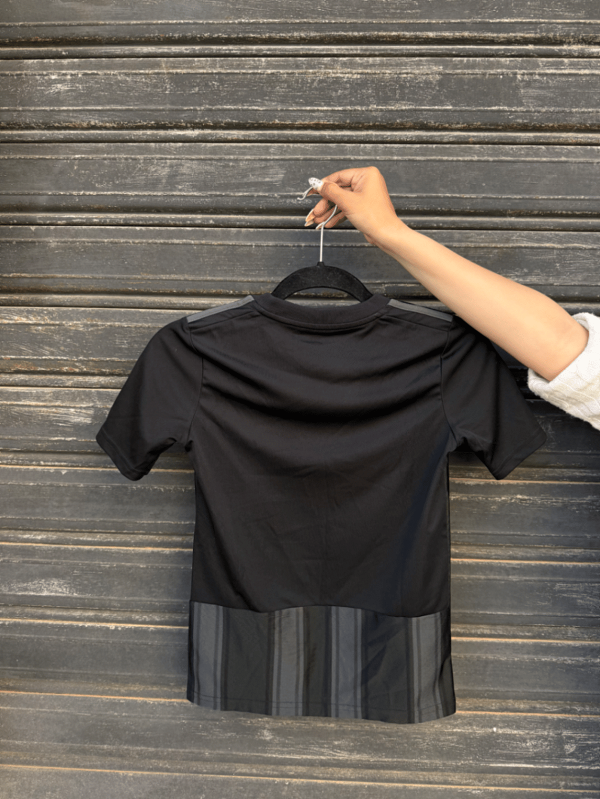 Adidas Striped Training Sports T-shirt - photo 2