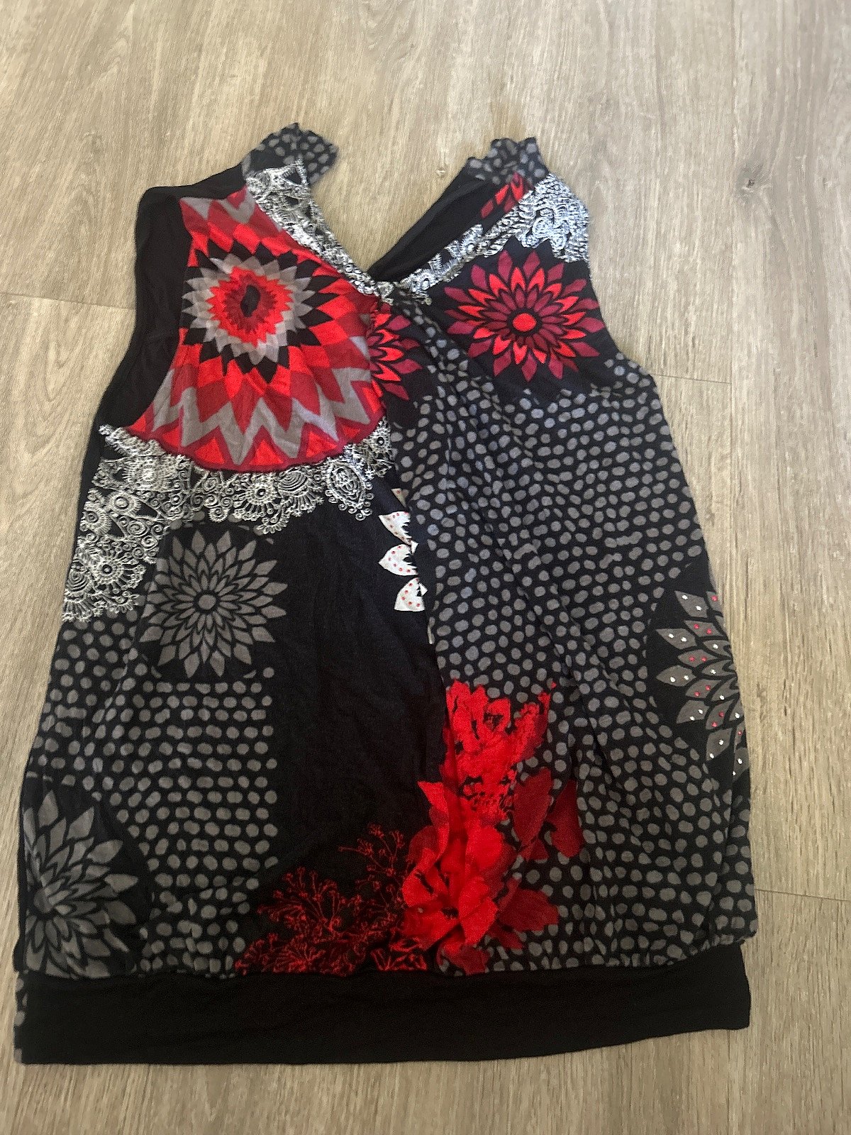 Top bla kmiem b'disinn Desigual - photo 2