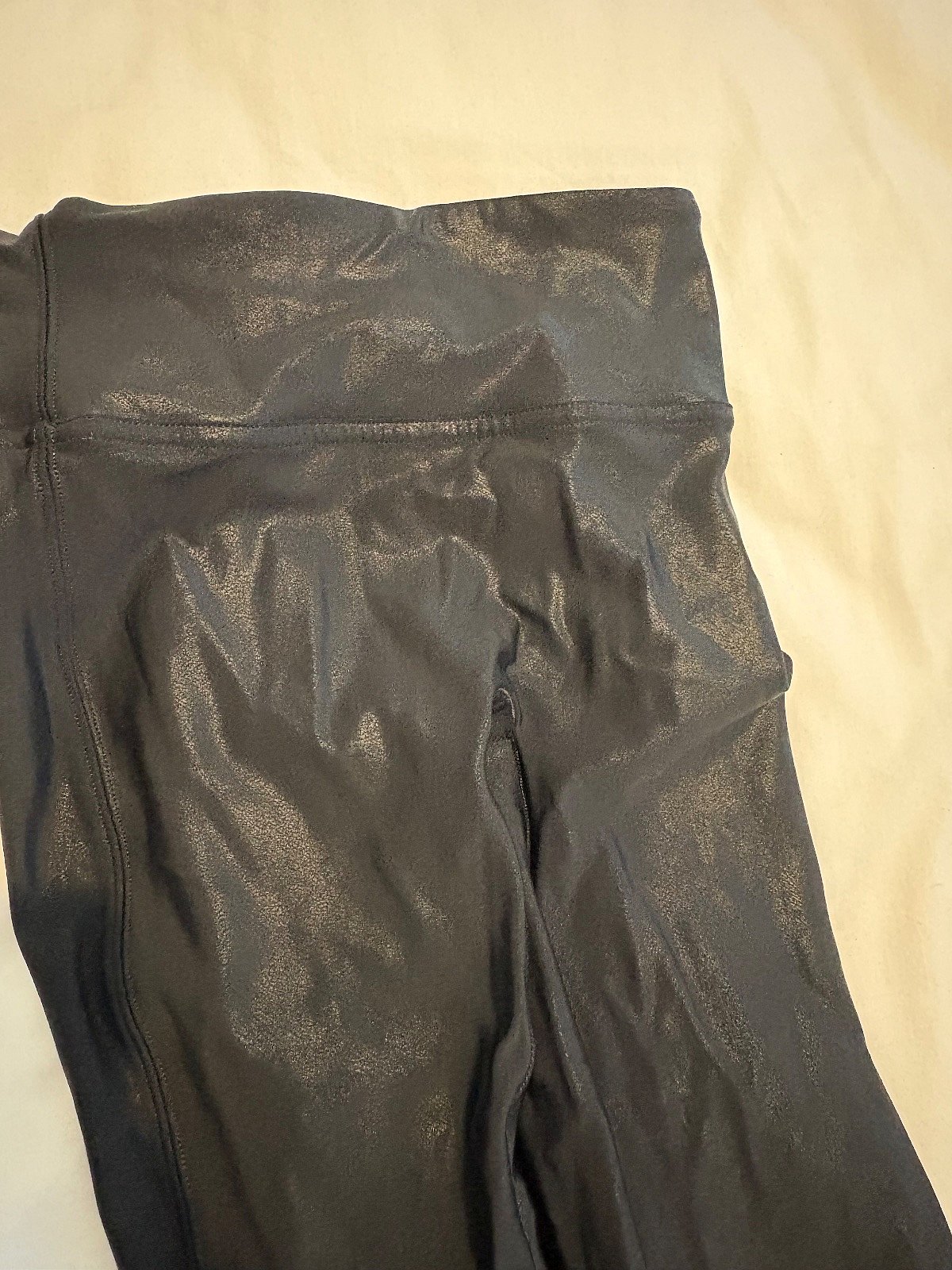 Spanx Black Metallic Leggings - photo 3