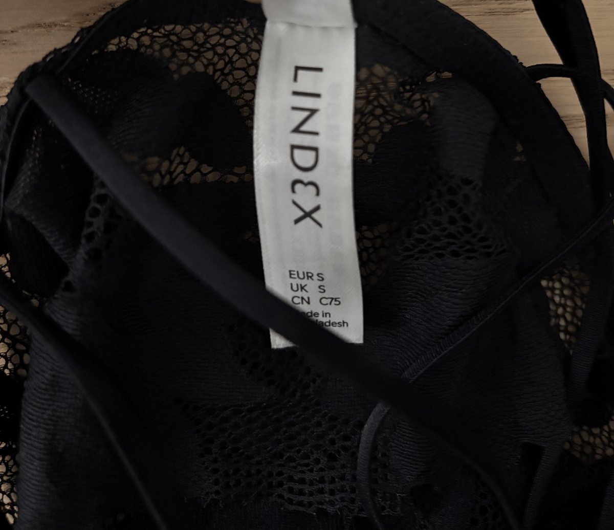 Bralette b'Ċinga Inkroċjata u Bizzilla Sewda - photo 3