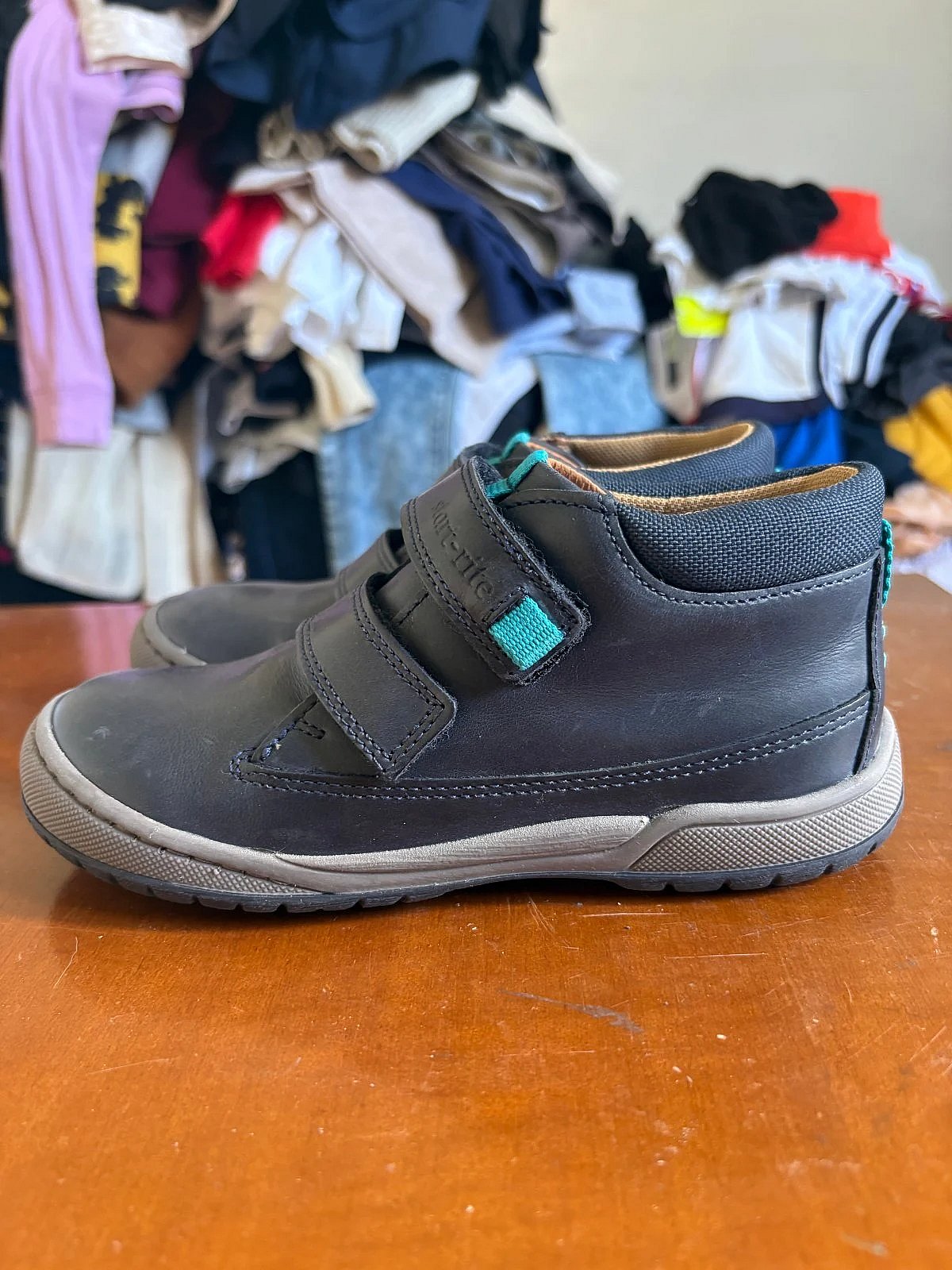 Start-rite navy leather boys shoes - photo 3