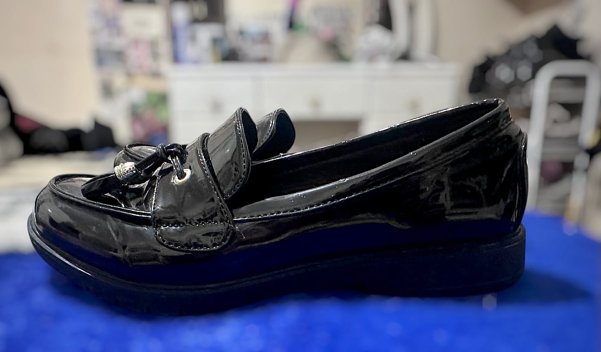 Mocasines negros de charol con borlas de Asos - photo 2