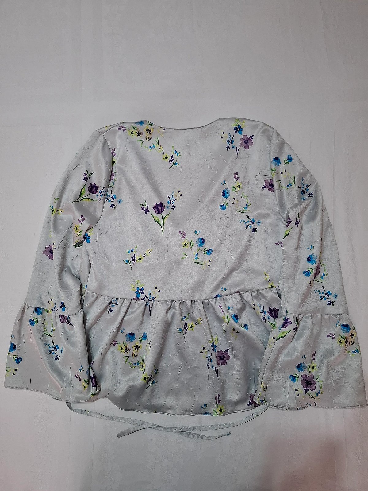 Blusa de cetim floral River Island (tamanho 14) - Nova - photo 3