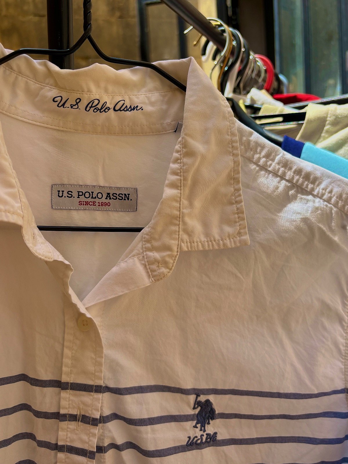 Camicia a righe U.S. Polo Assn. - photo 4