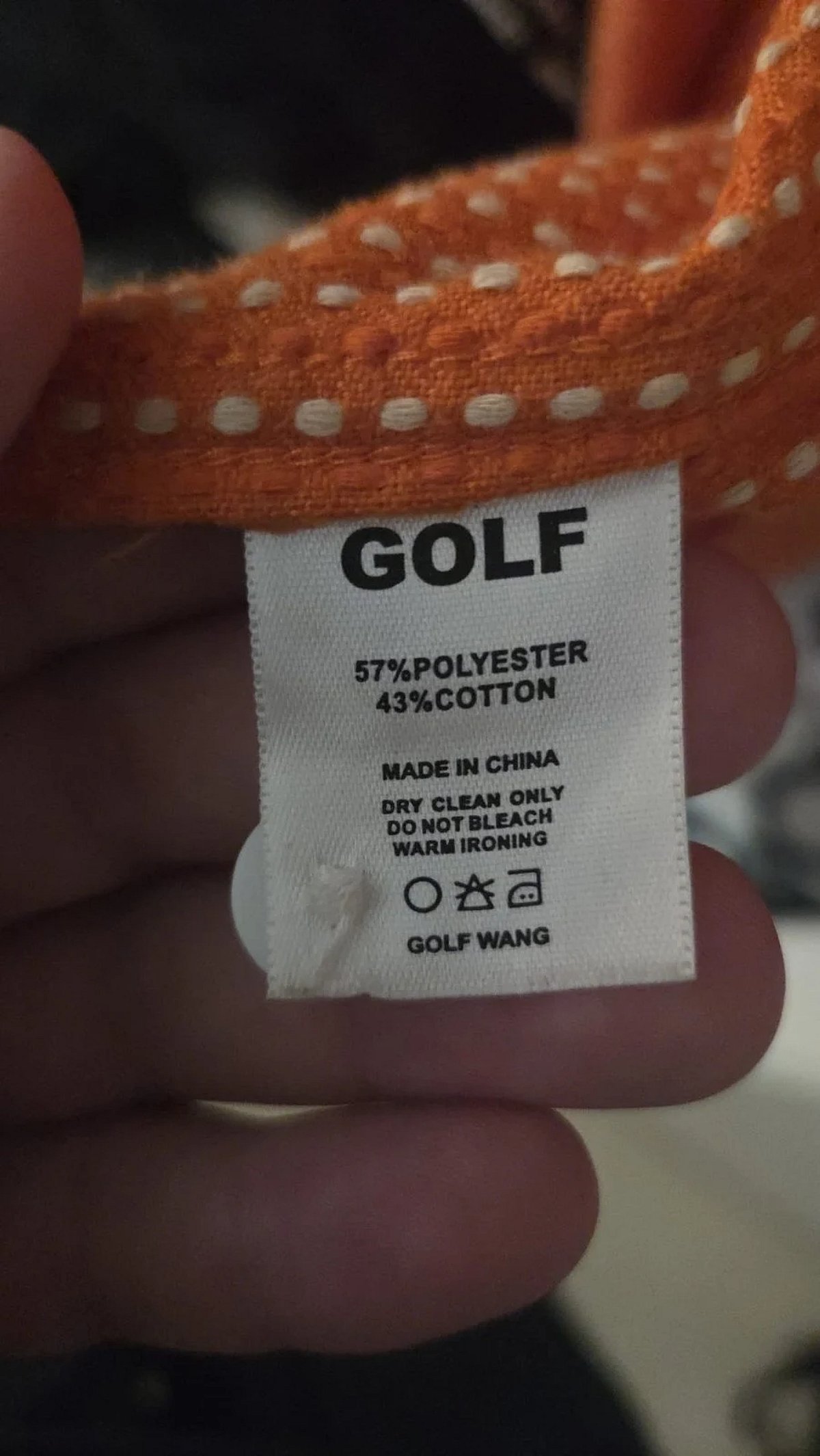 Golf Wang × Tyler The Creator: camisa de botones con costuras - photo 5