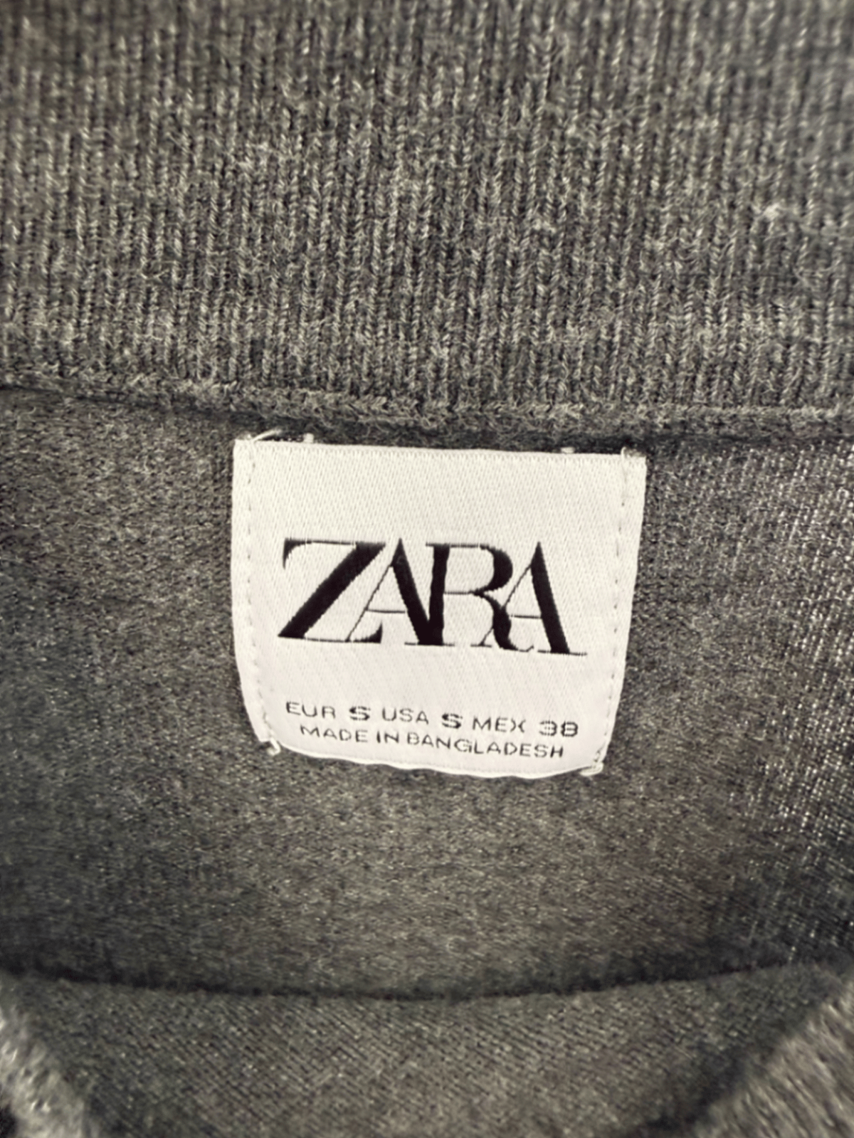 Maglione grigio a collo alto Zara - photo 2