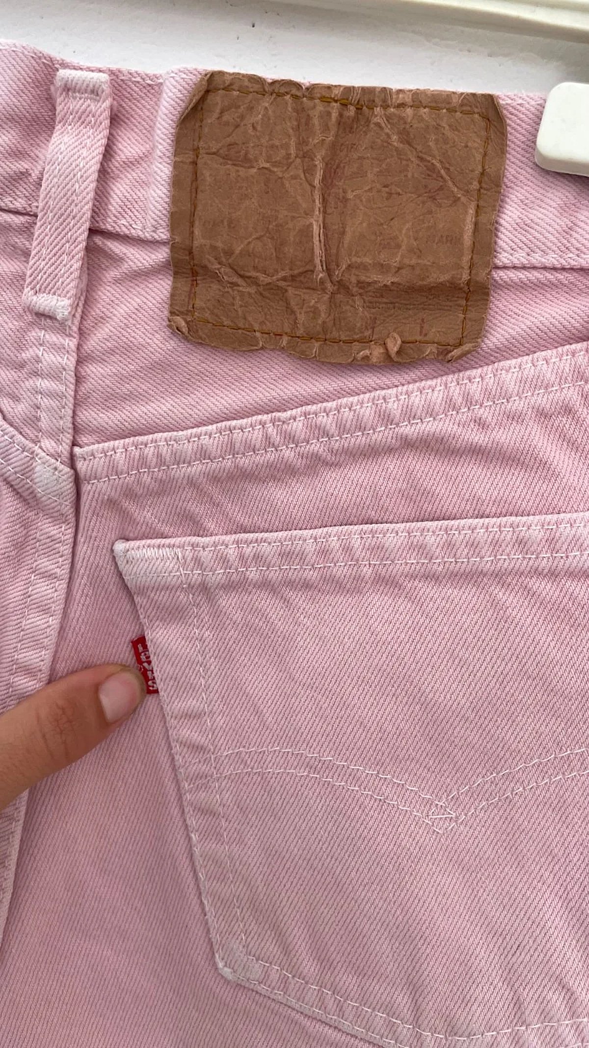 Pantaloncini Levi's rosa vintage - photo 7