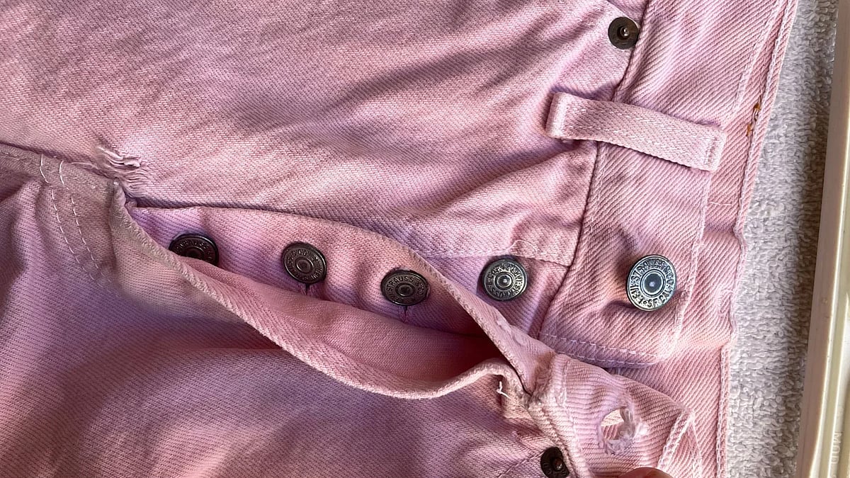 Pantaloncini Levi's rosa vintage - photo 3