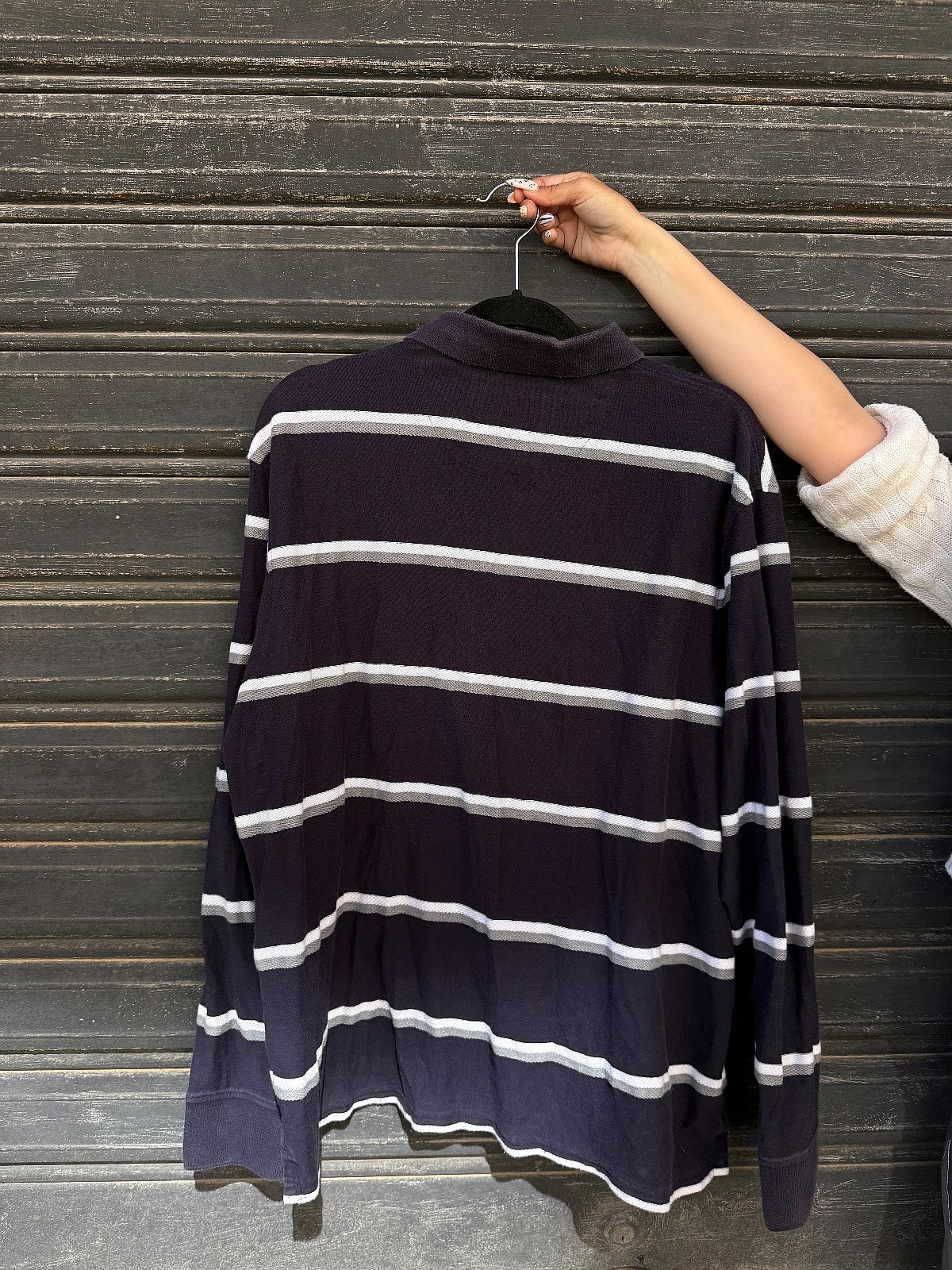 Blue Harbor Stripped Collard Shirt - photo 4