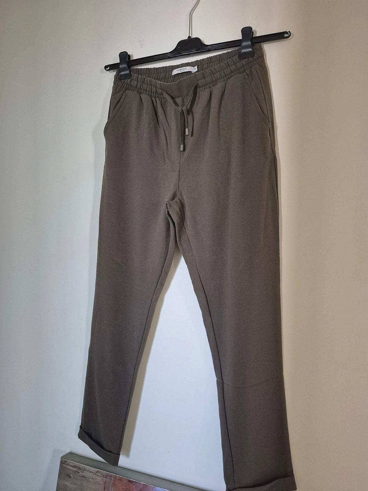 Pantalones con cordón de Piazza Italia Olive - photo 4