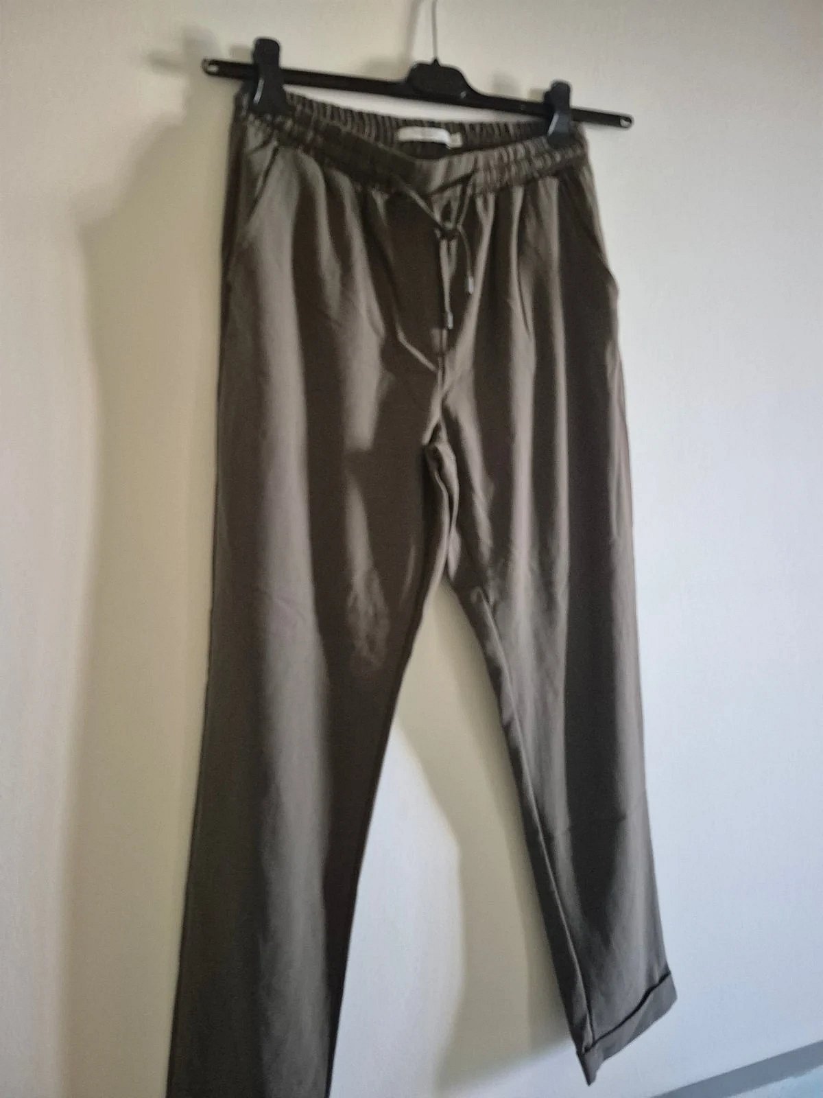 Pantalones con cordón de Piazza Italia Olive - photo 2