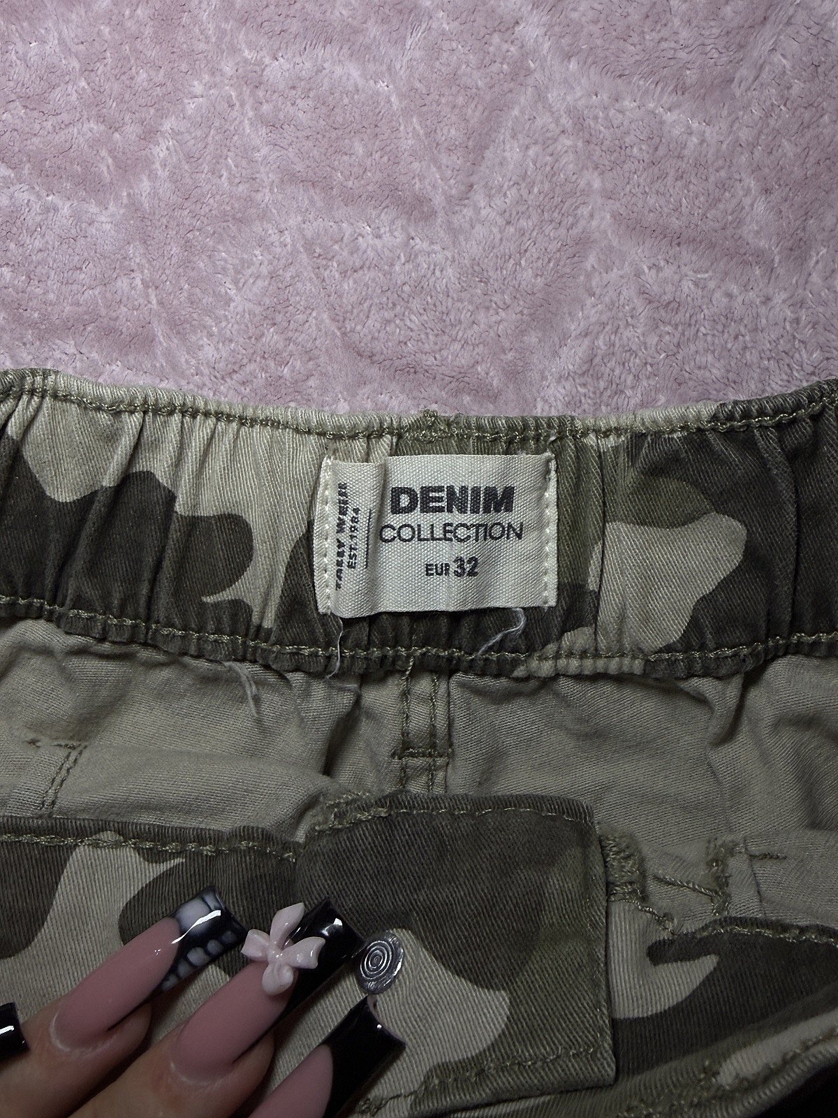 Xorts tad-Denim tal-Kargo Camo ta' Tally Weijl - photo 3