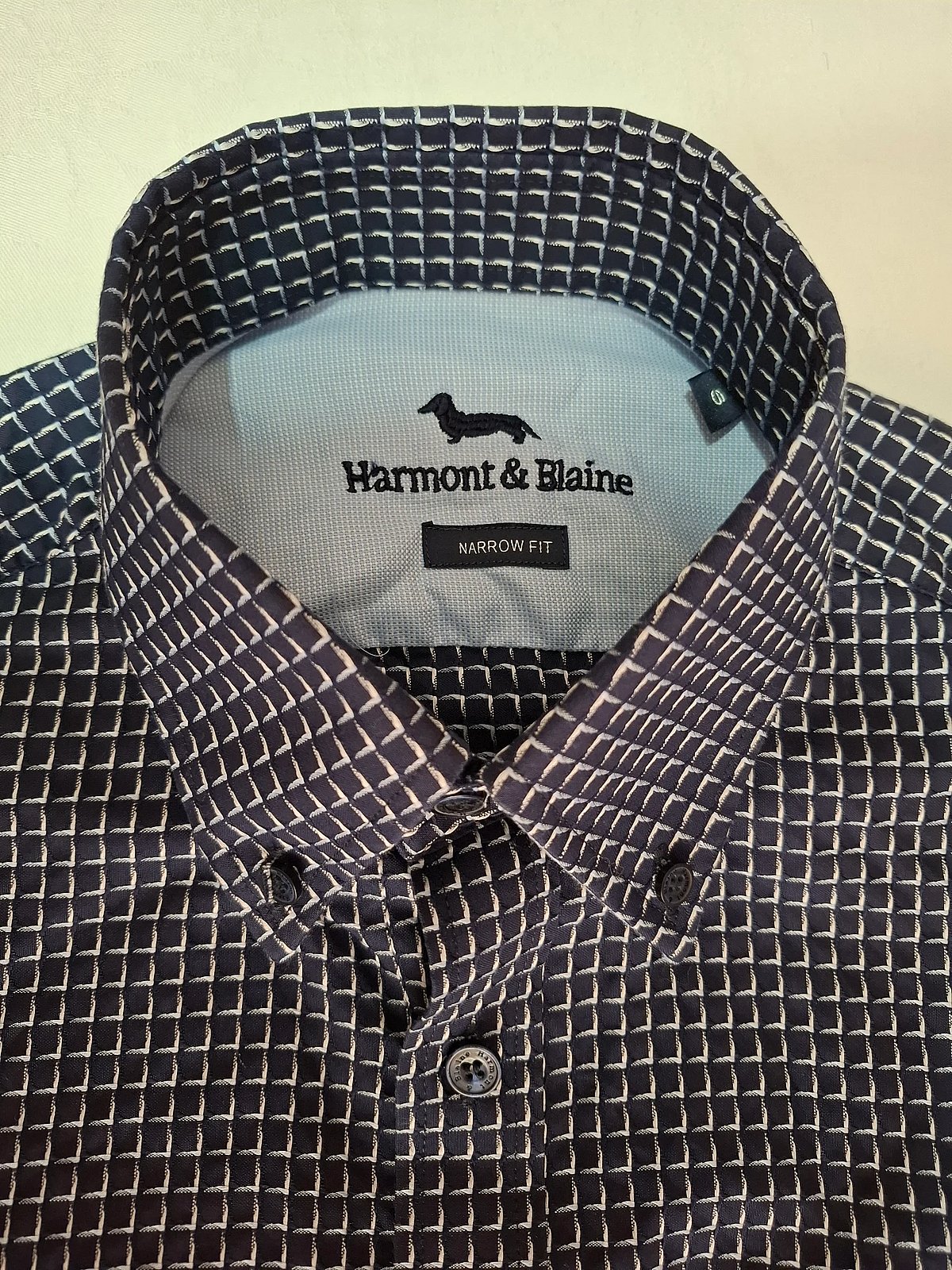 Camisa de diseño Harmont & Blaine para hombre (corte ajustado) - Completamente nueva - photo 2