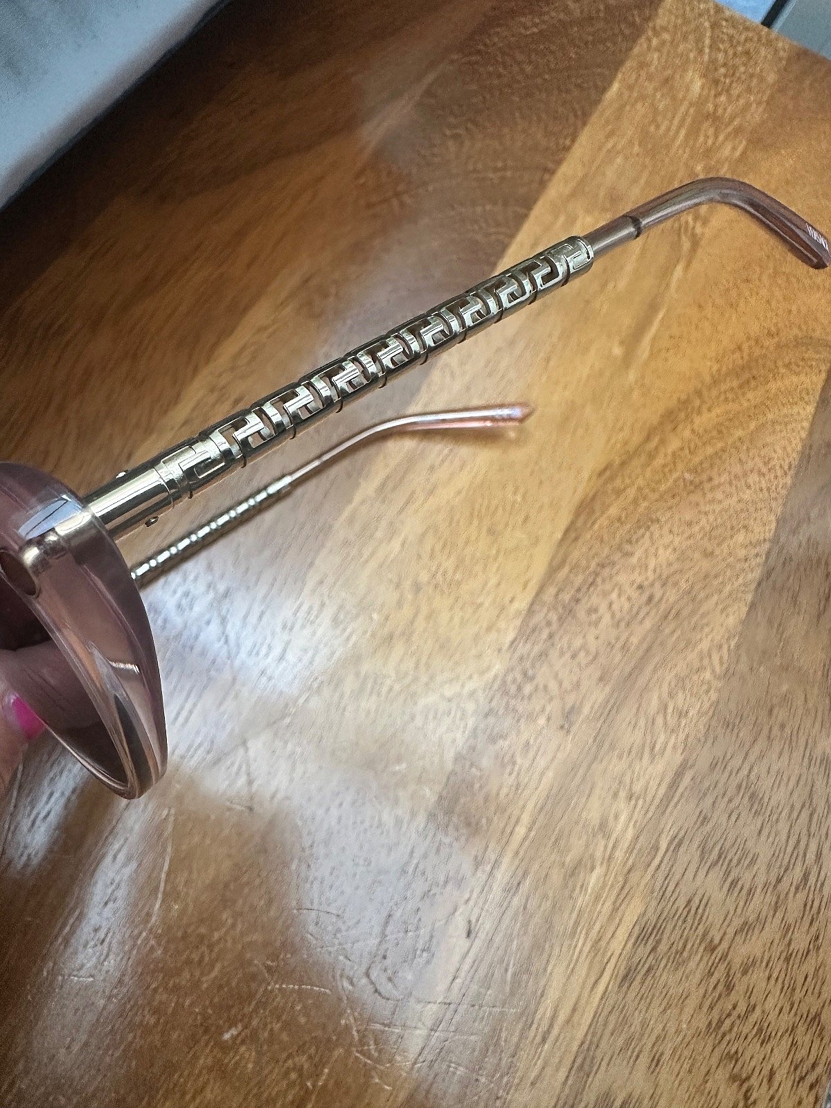 Versace Greca Pink Sunglasses - photo 4