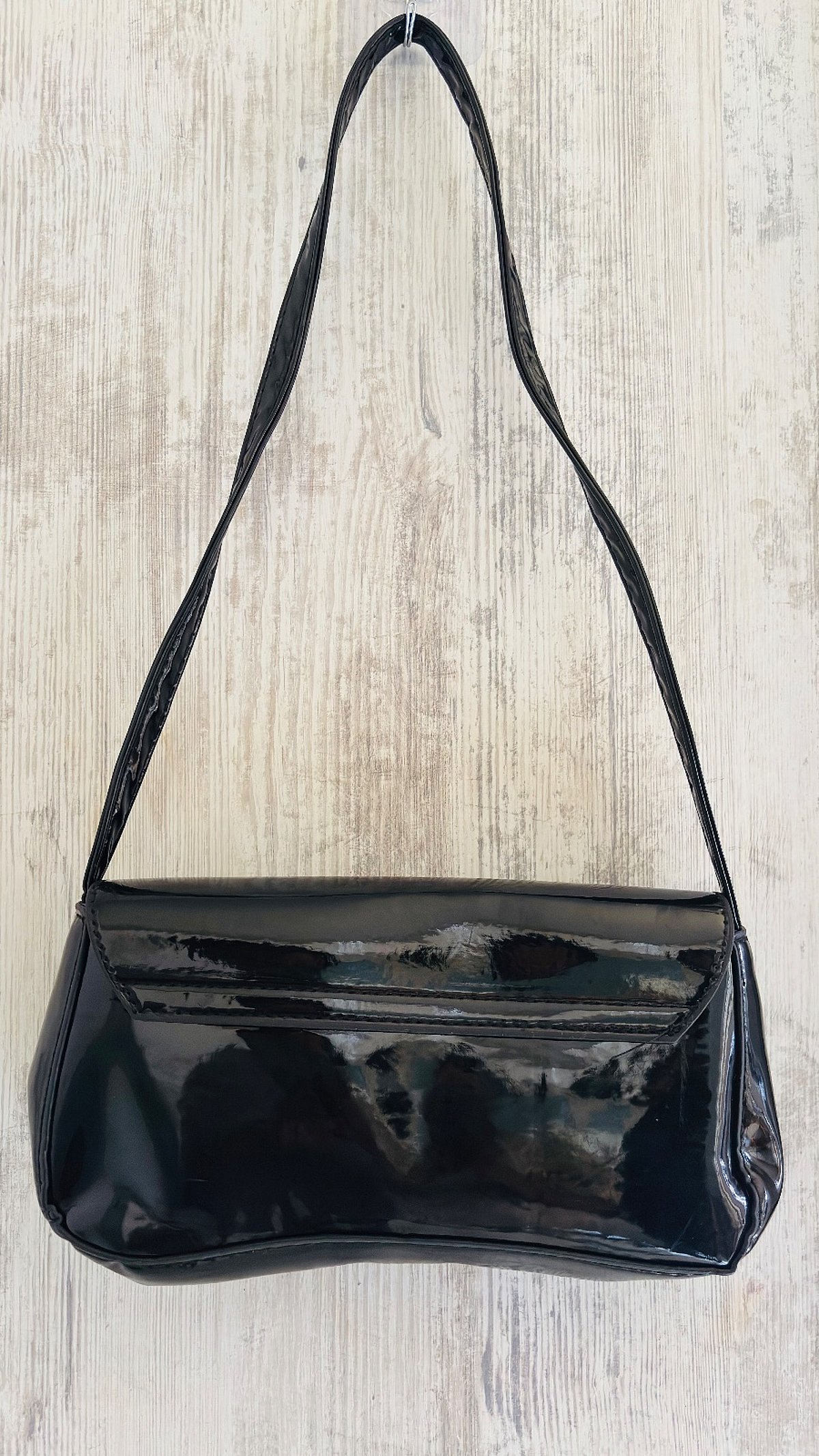 Bolso de charol negro - photo 3