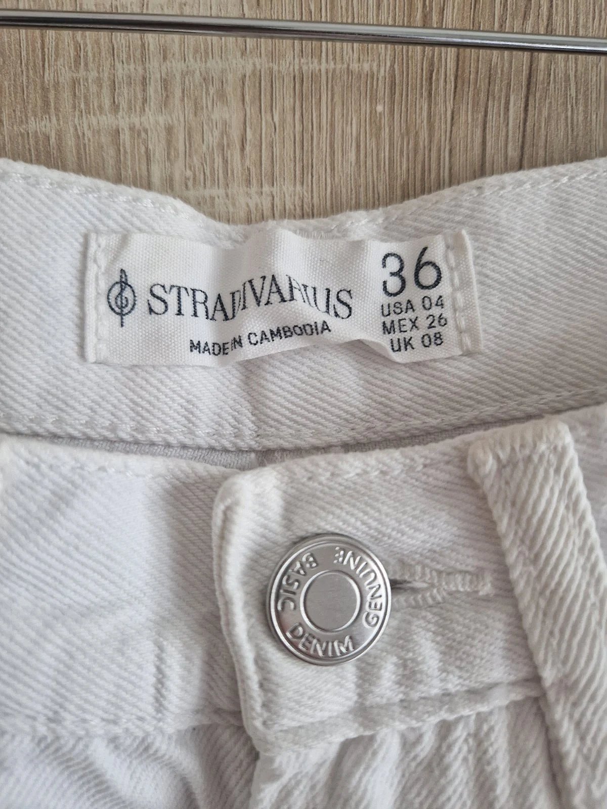 Calça jeans branca Stradivarius - photo 3
